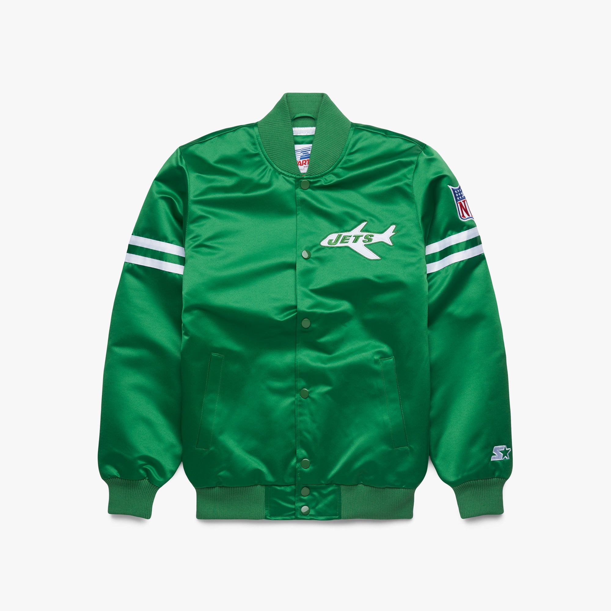 HOMAGE X Starter Jets Heavyweight Satin Jacket Clearance Low Pice Fee Shipping