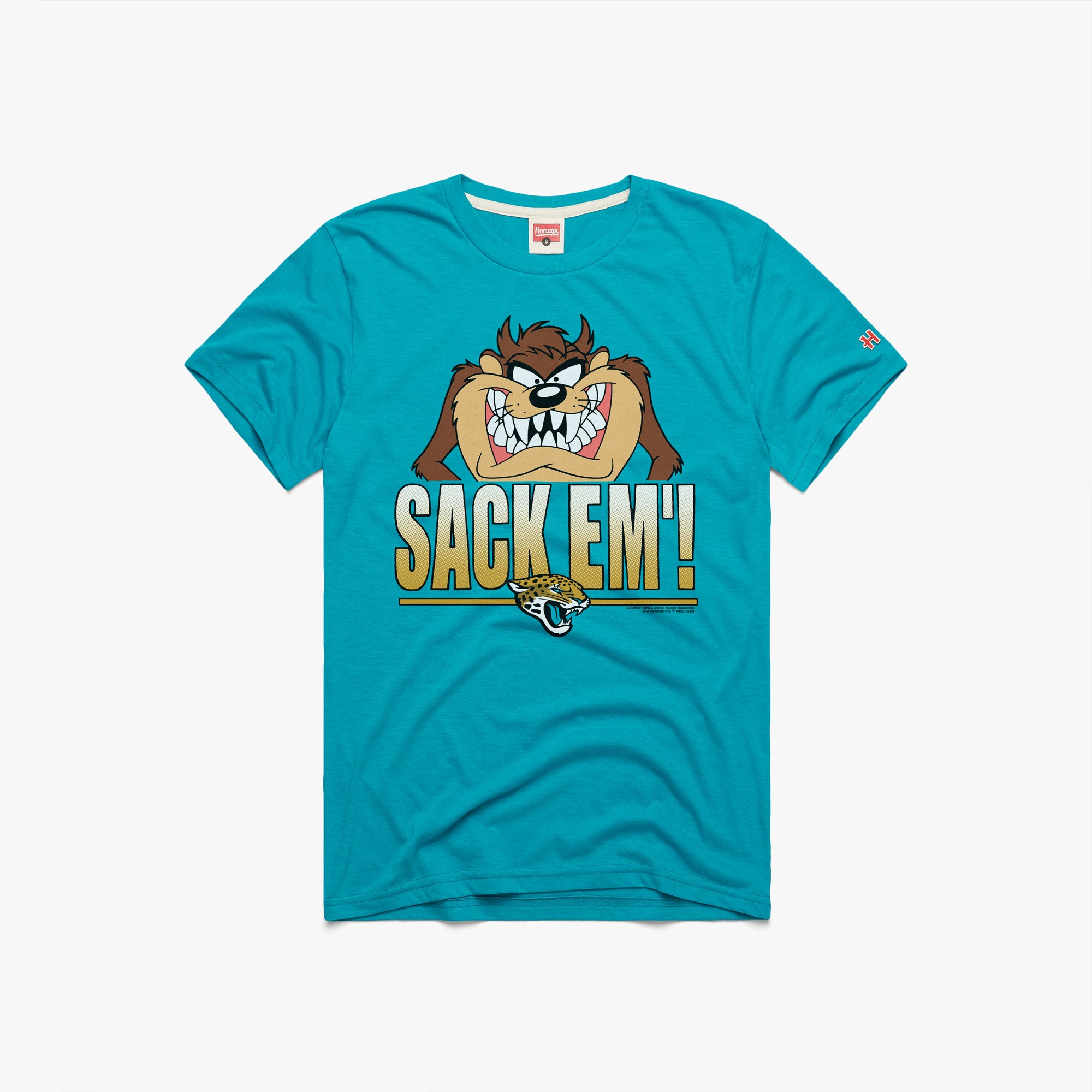 Looney Tunes Taz Sack Em' x Jacksonville Jaguars Sale With Mastercard