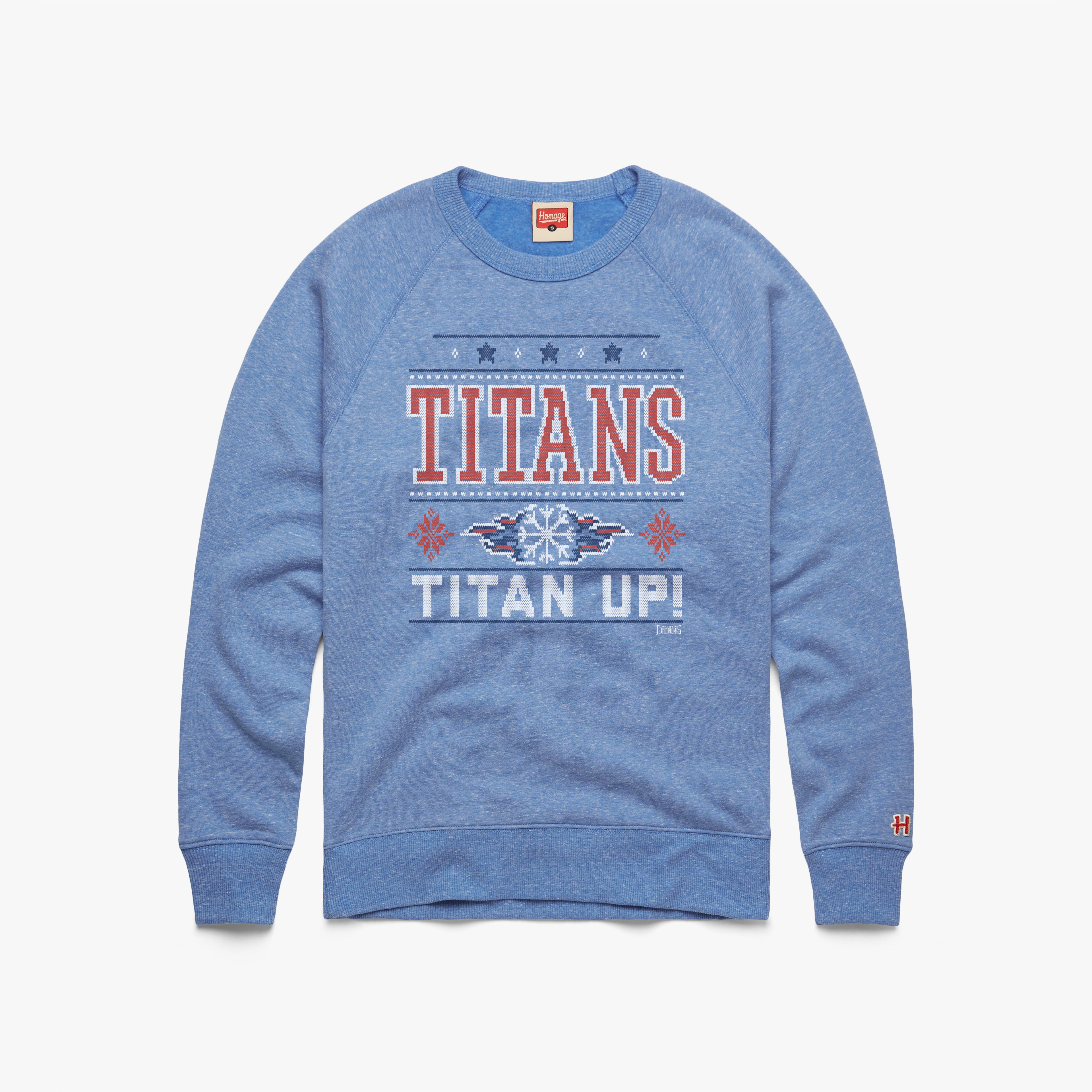 Tennessee Titans Holiday Crewneck With Credit Card Free Shipping