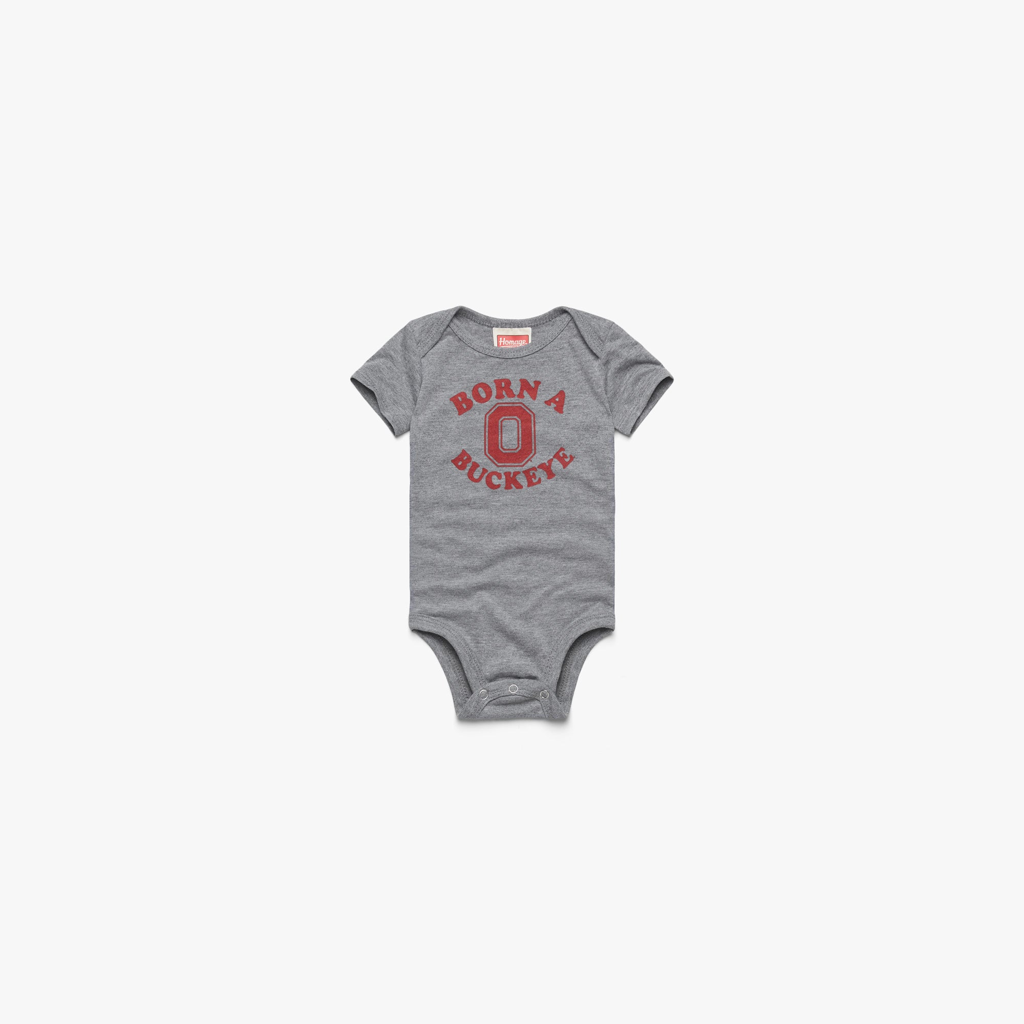 Born a Buckeye Baby One Piece Discount Best Sale