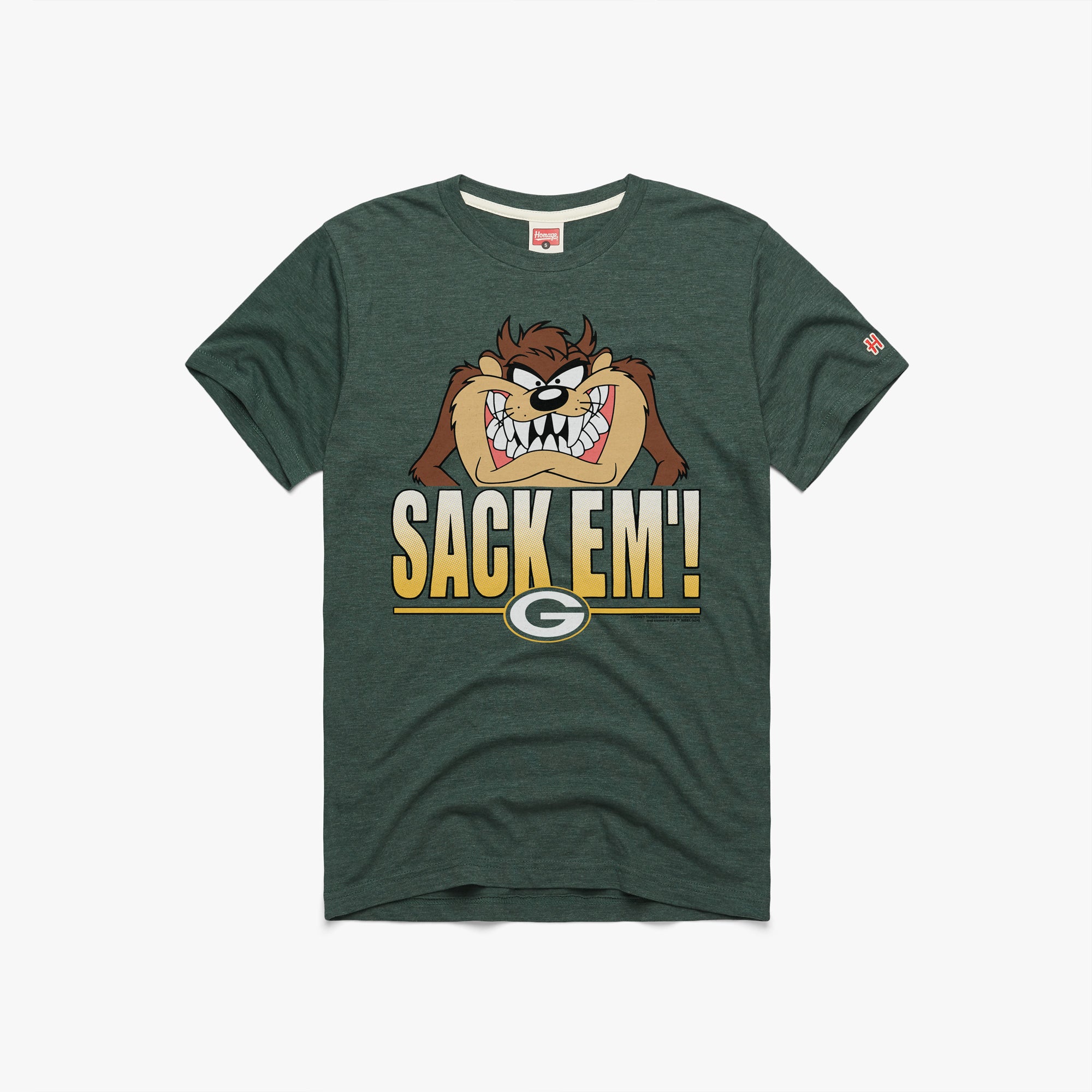 Looney Tunes Taz Sack Em' x Green Bay Packers Buy Cheap Inexpensive