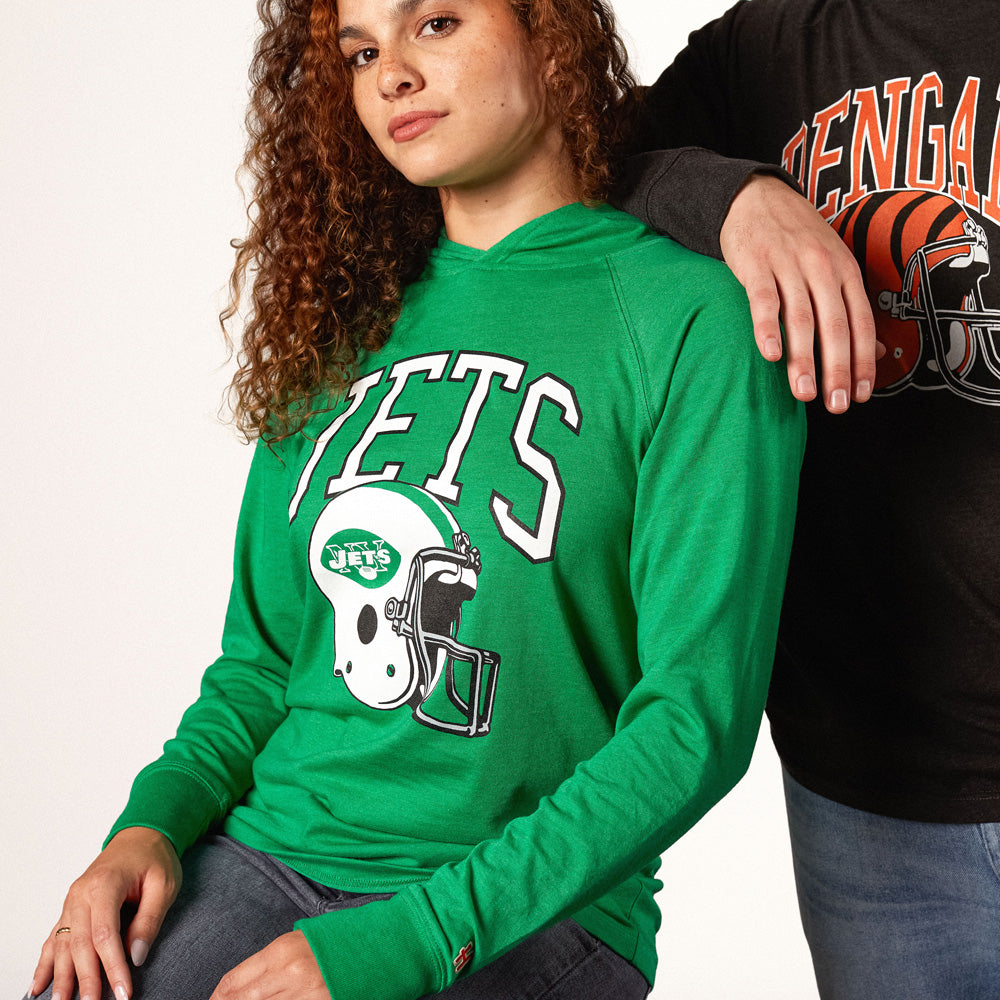 New York Jets Helmet Retro Lightweight Hoodie Buy Cheap Release Dates