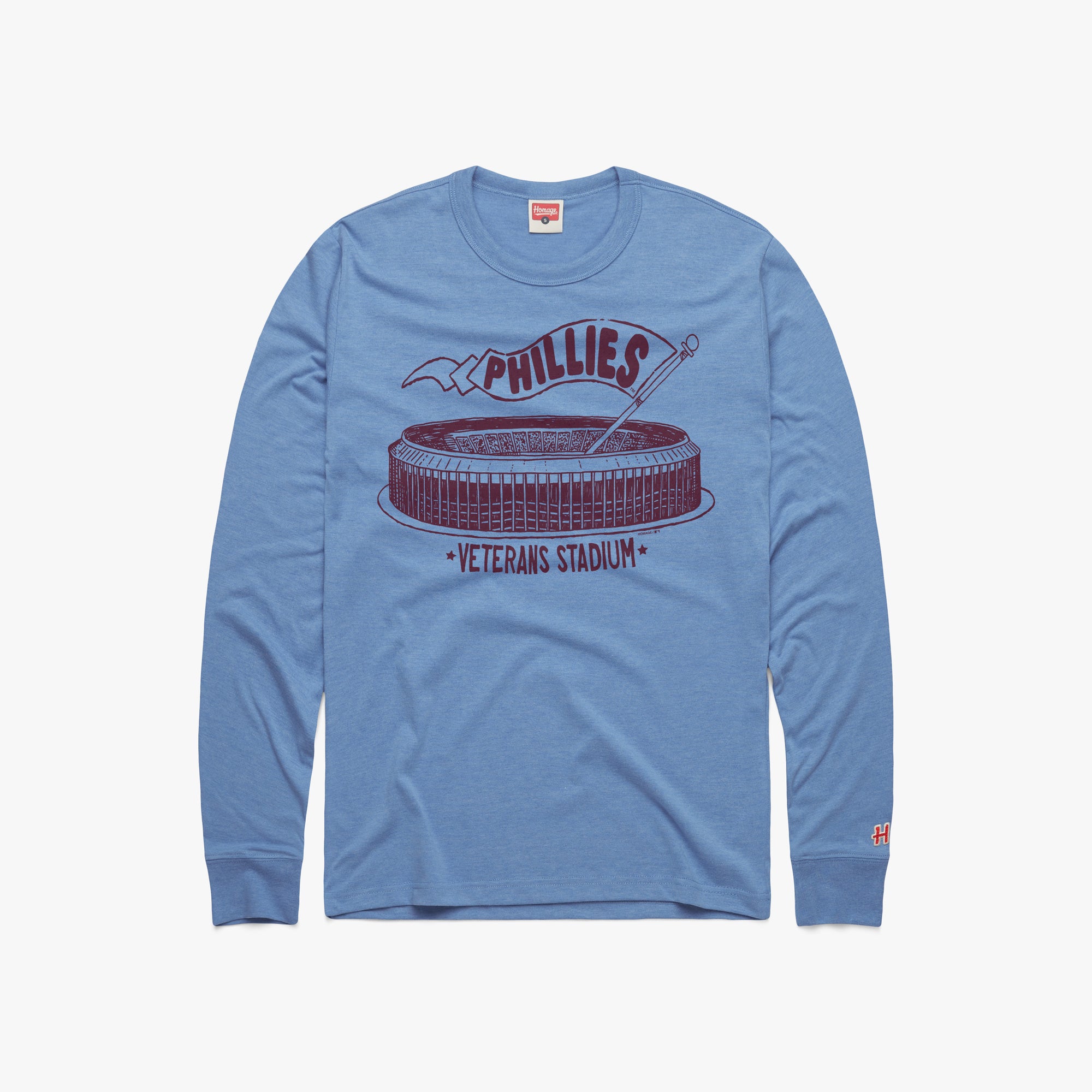 Phillies Veterans Stadium Long Sleeve Tee Clearance Outlet