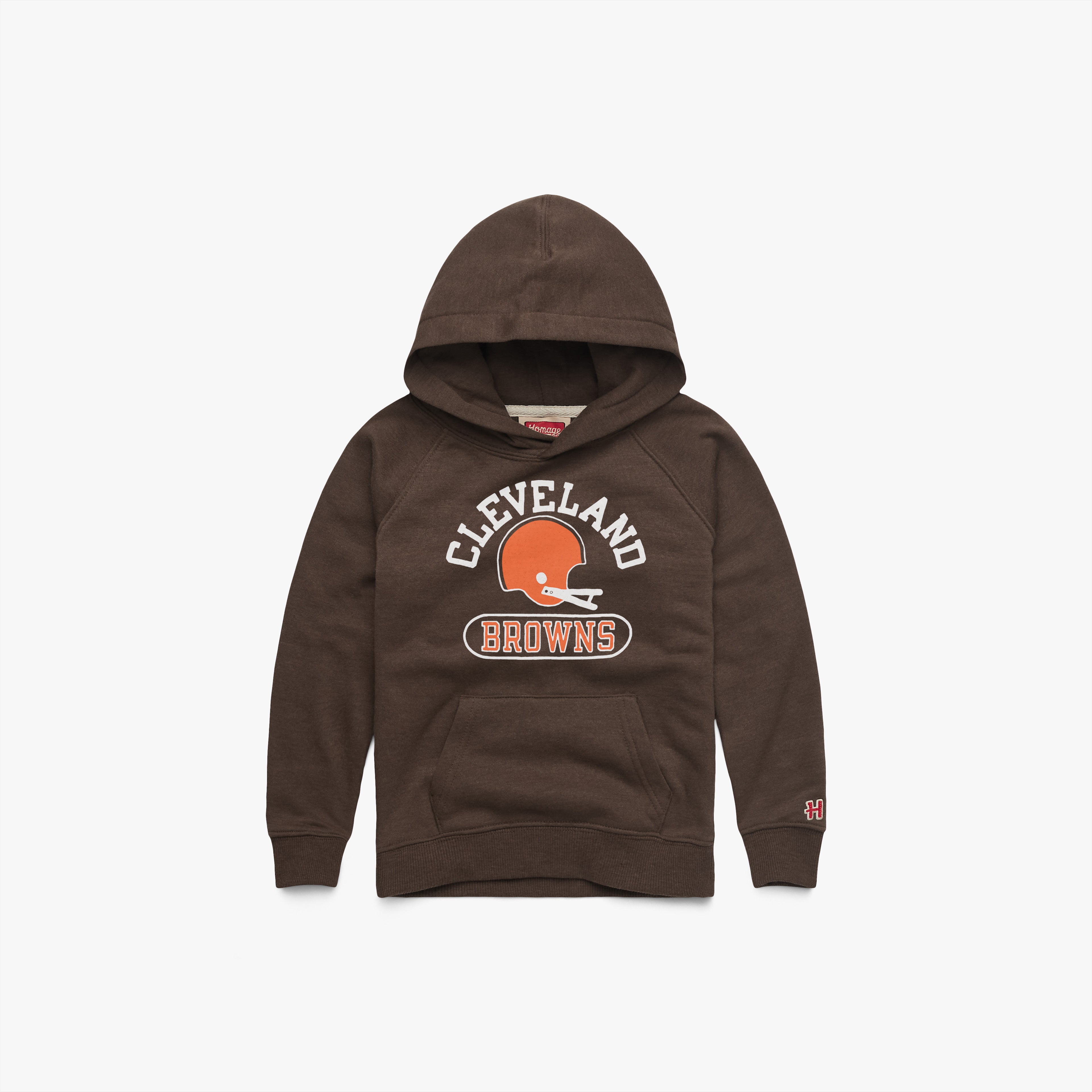 Youth Cleveland Browns Throwback Helmet Hoodie Recommend