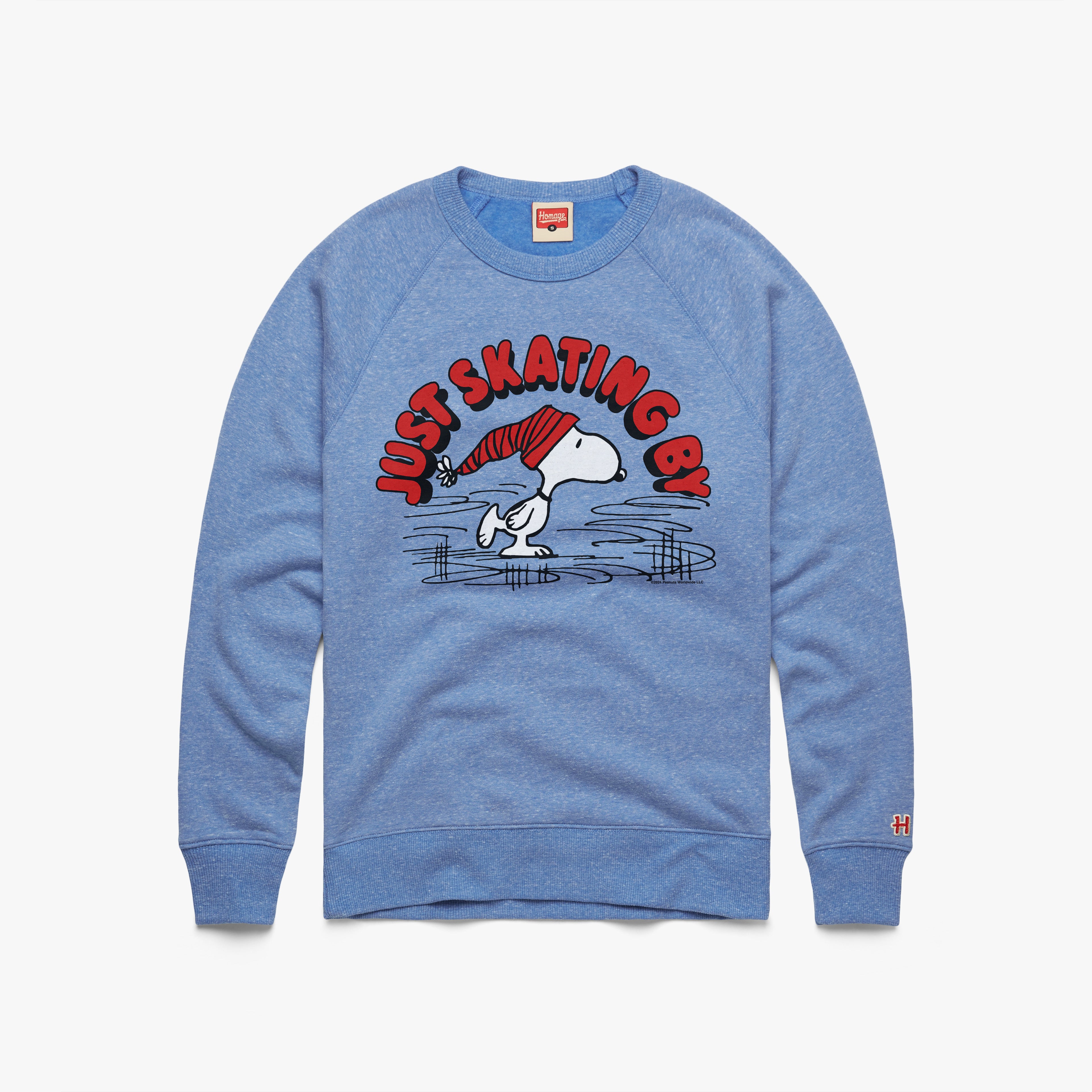 Peanuts Snoopy Just Skating By Crewneck Choice Cheap Pice