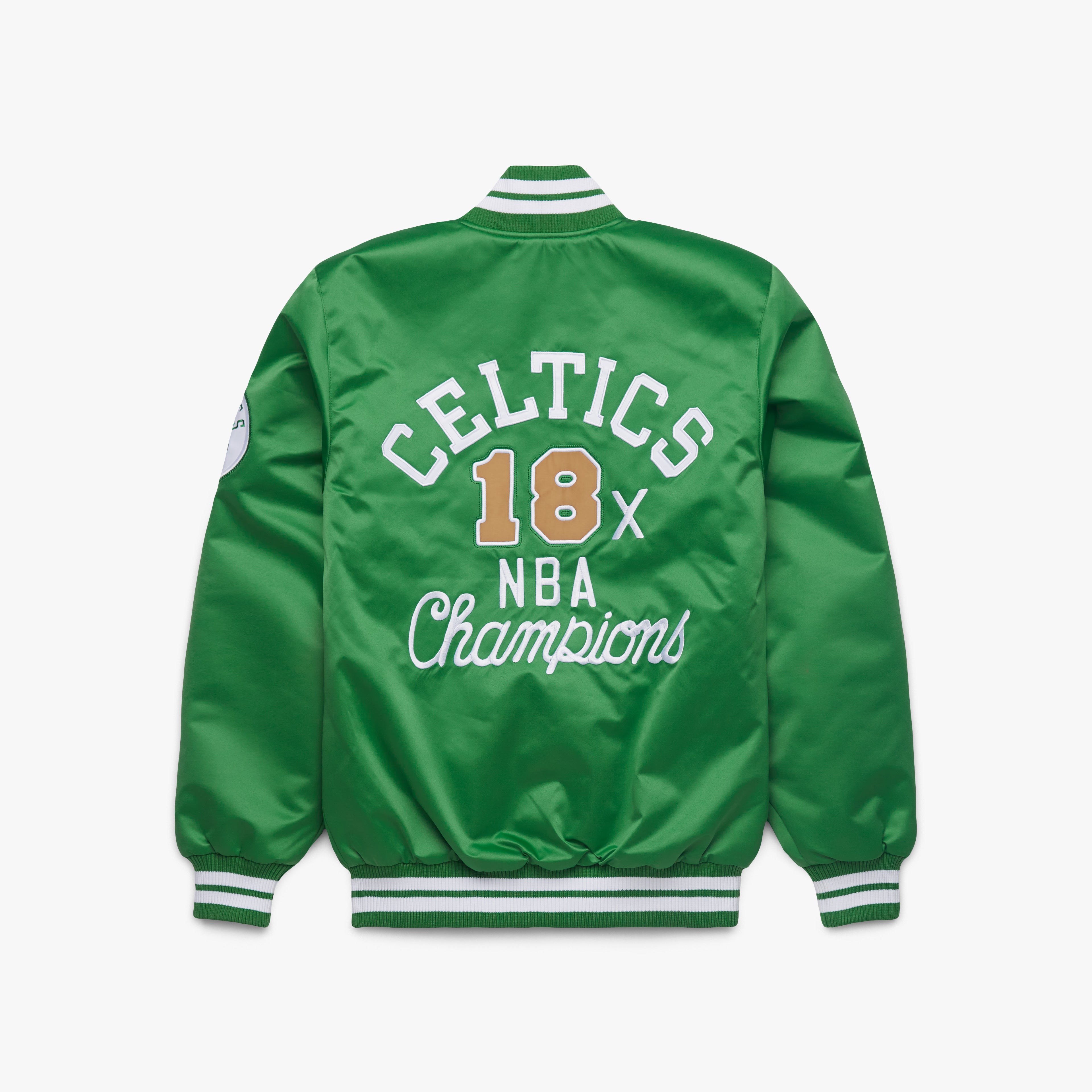 HOMAGE X Starter Celtics Heavyweight Satin Jacket For Cheap