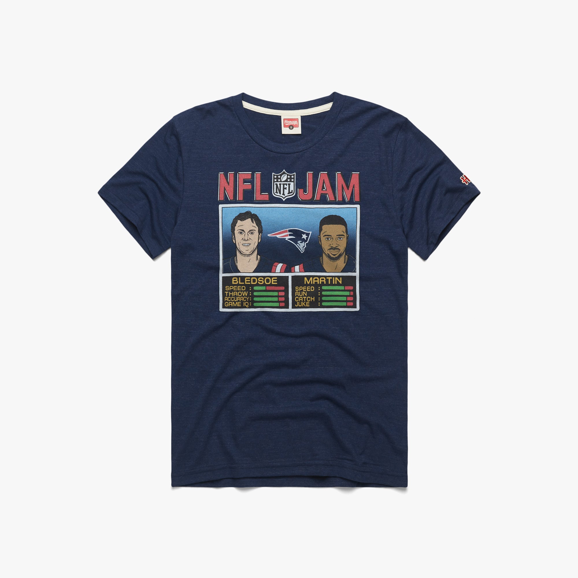 NFL Jam Patriots Bledsoe and Martin Tumblr Cheap Online