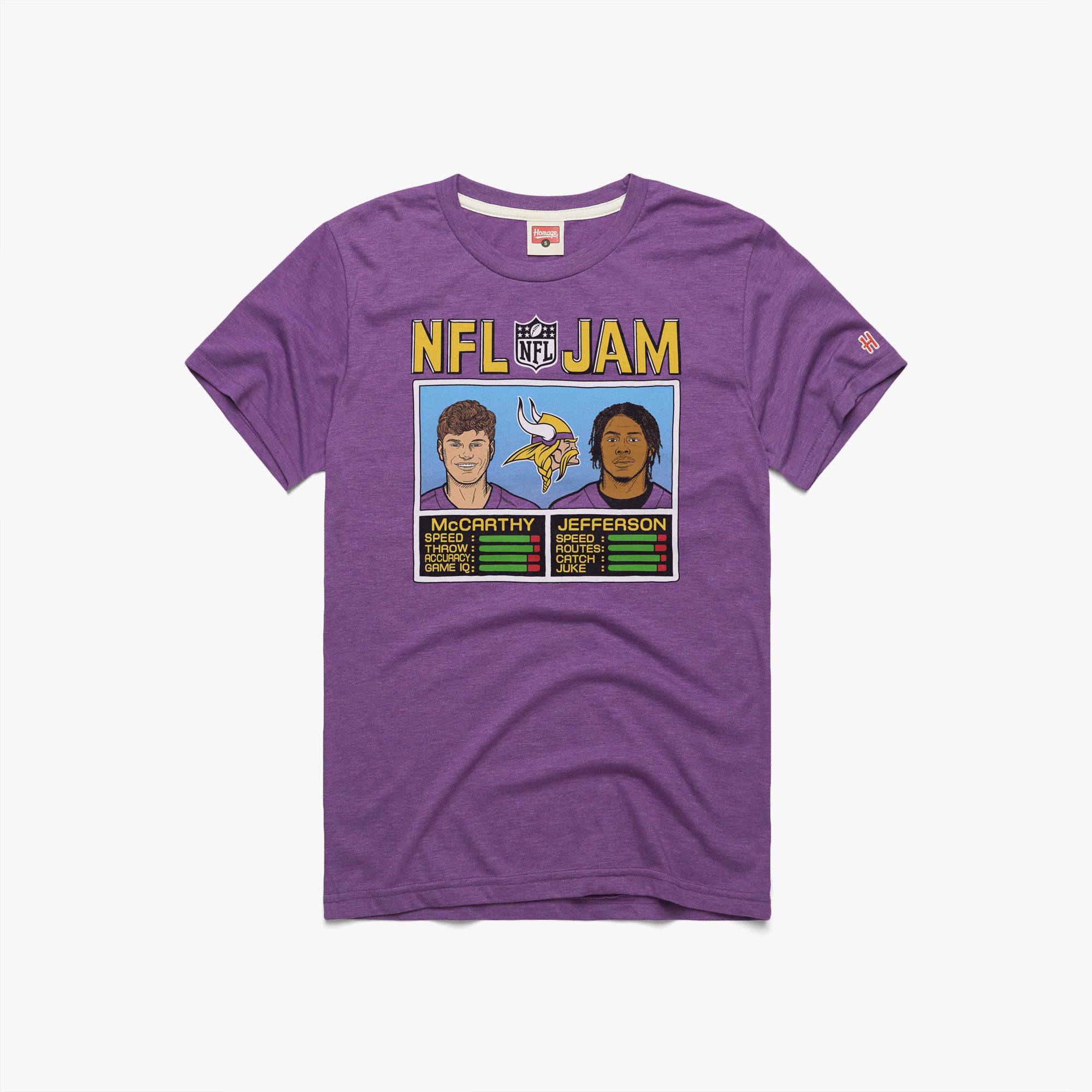 NFL Jam Vikings McCarthy and Jefferson Visit New For Sale