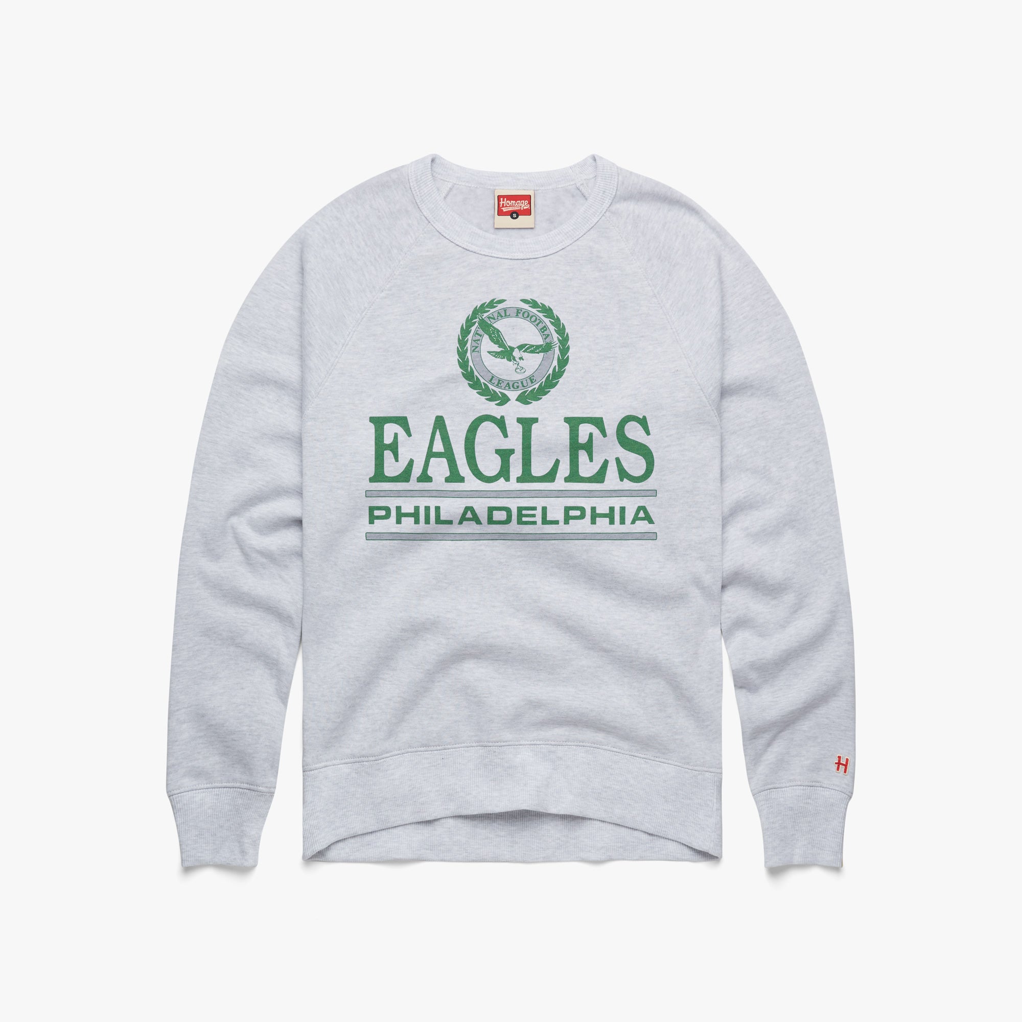 Philadelphia Eagles Crest Crewneck Cheap Sale