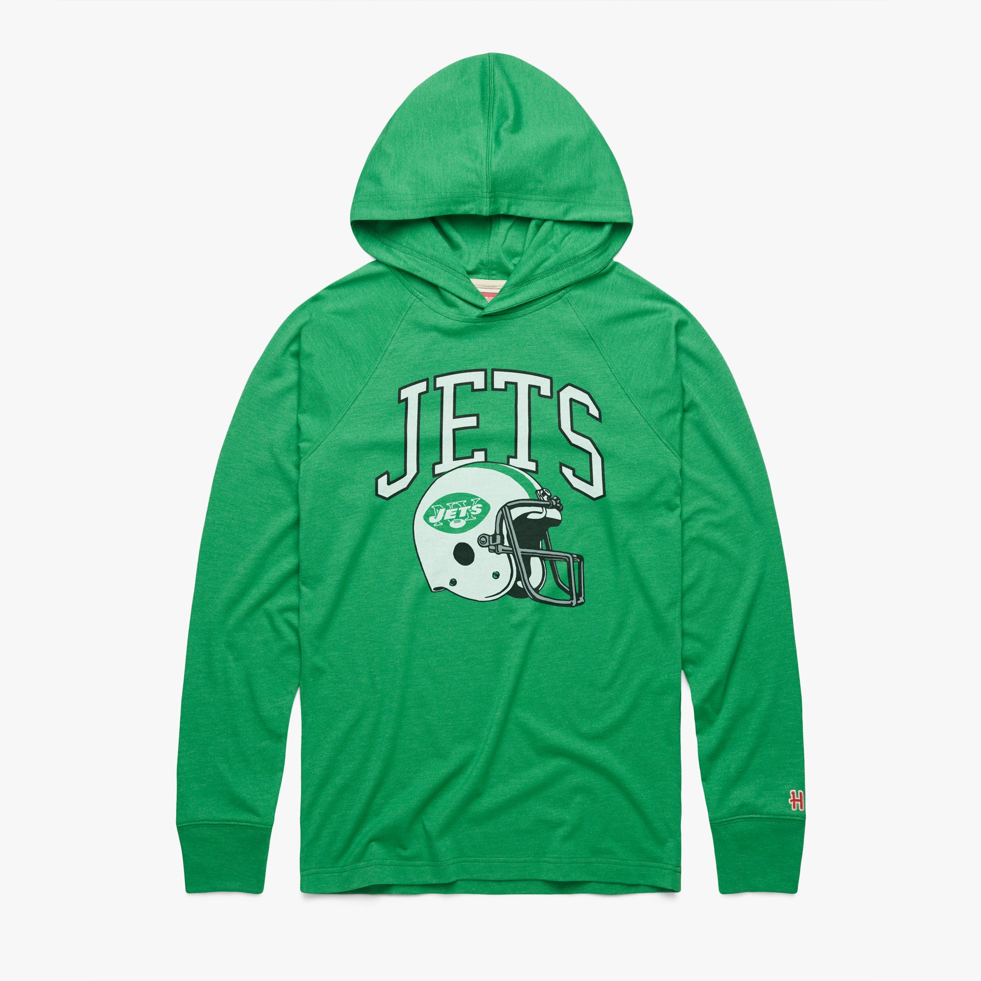 New York Jets Helmet Retro Lightweight Hoodie Buy Cheap Release Dates