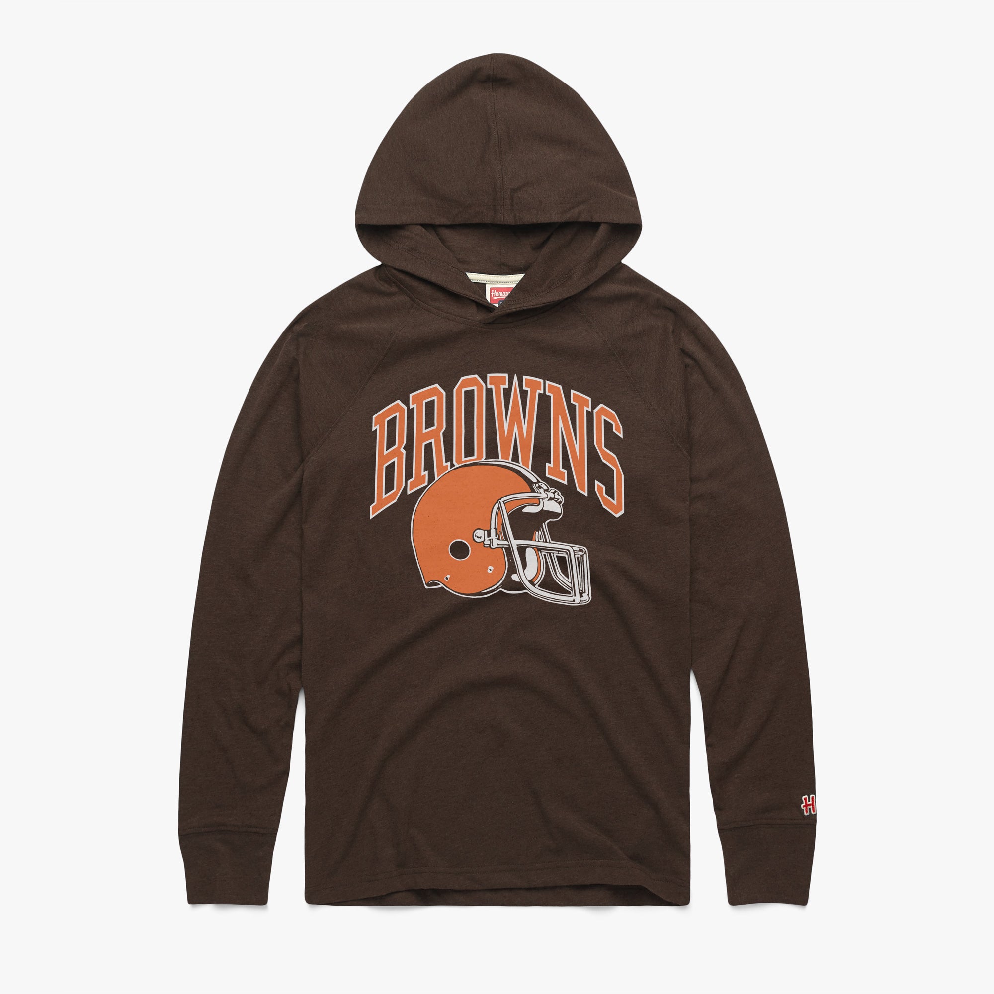 Cleveland Browns Helmet Retro Lightweight Hoodie Largest Supplier Cheap Pice