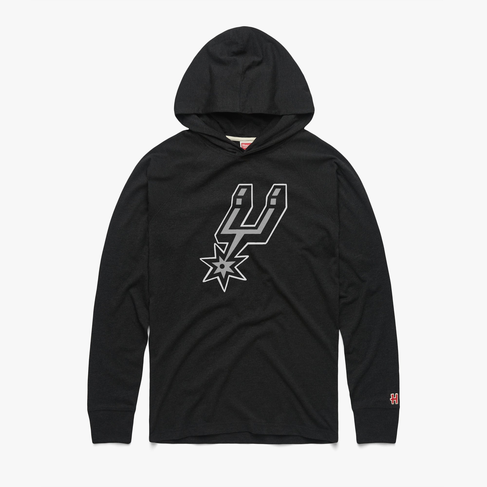 San Antonio Spurs Logo Lightweight Hoodie For Sale Cheap Pice