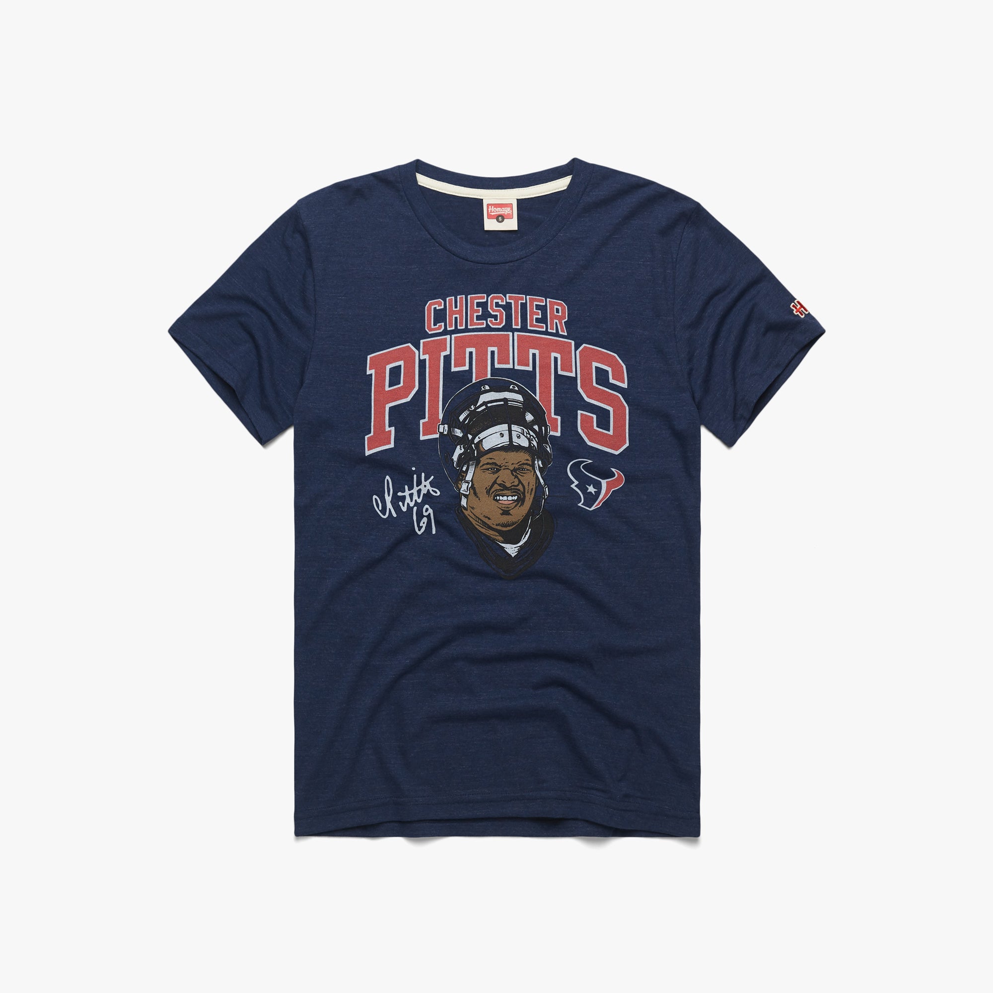 Texans Chester Pitts Signature Online Sale