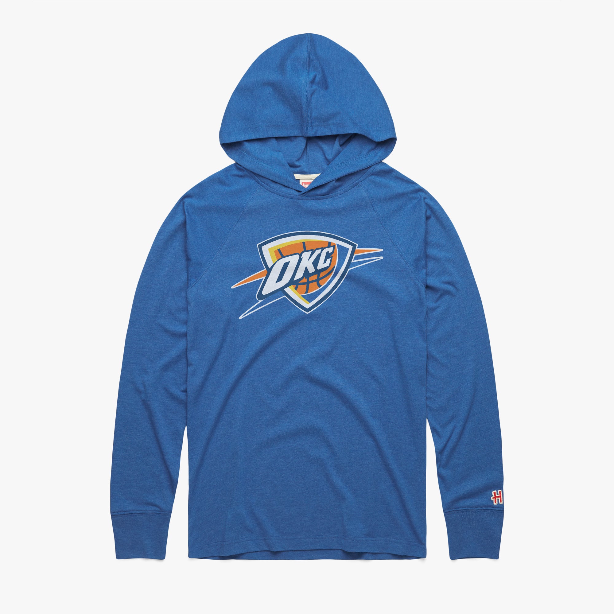 OKC Thunder Logo Lightweight Hoodie Discount Shop Offer