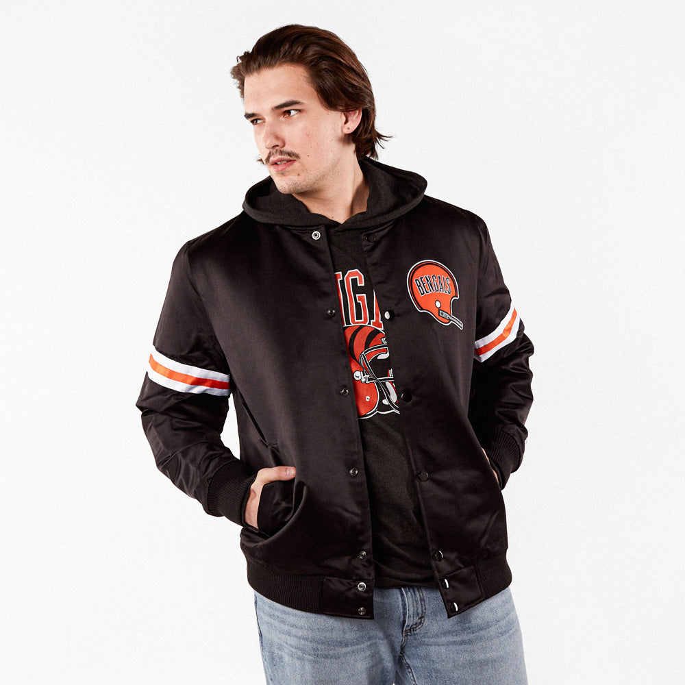 HOMAGE X Starter Bengals Heavyweight Satin Jacket Geniue Stockist