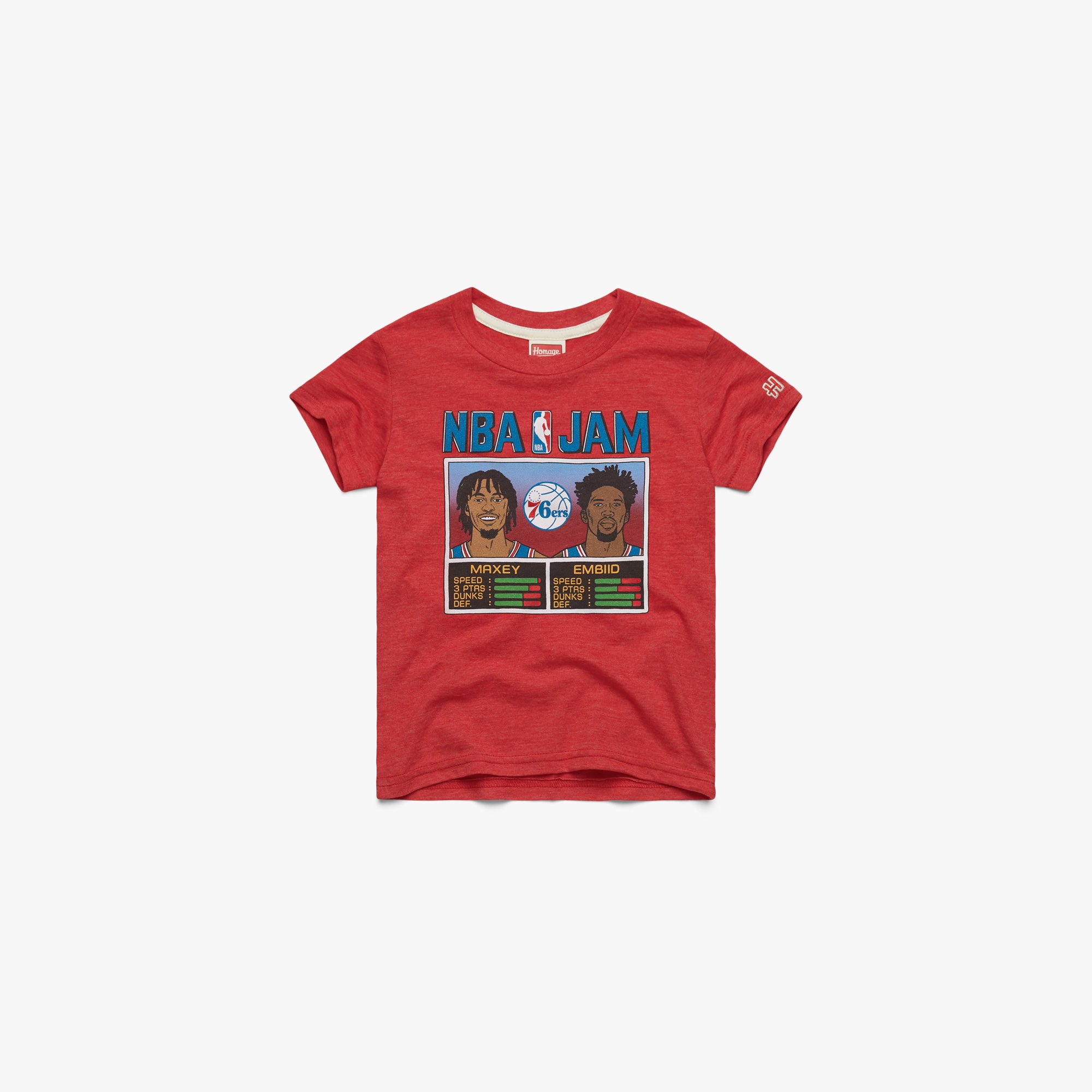 Youth NBA Jam 76ers Maxey And Embiid Free Shipping Deals