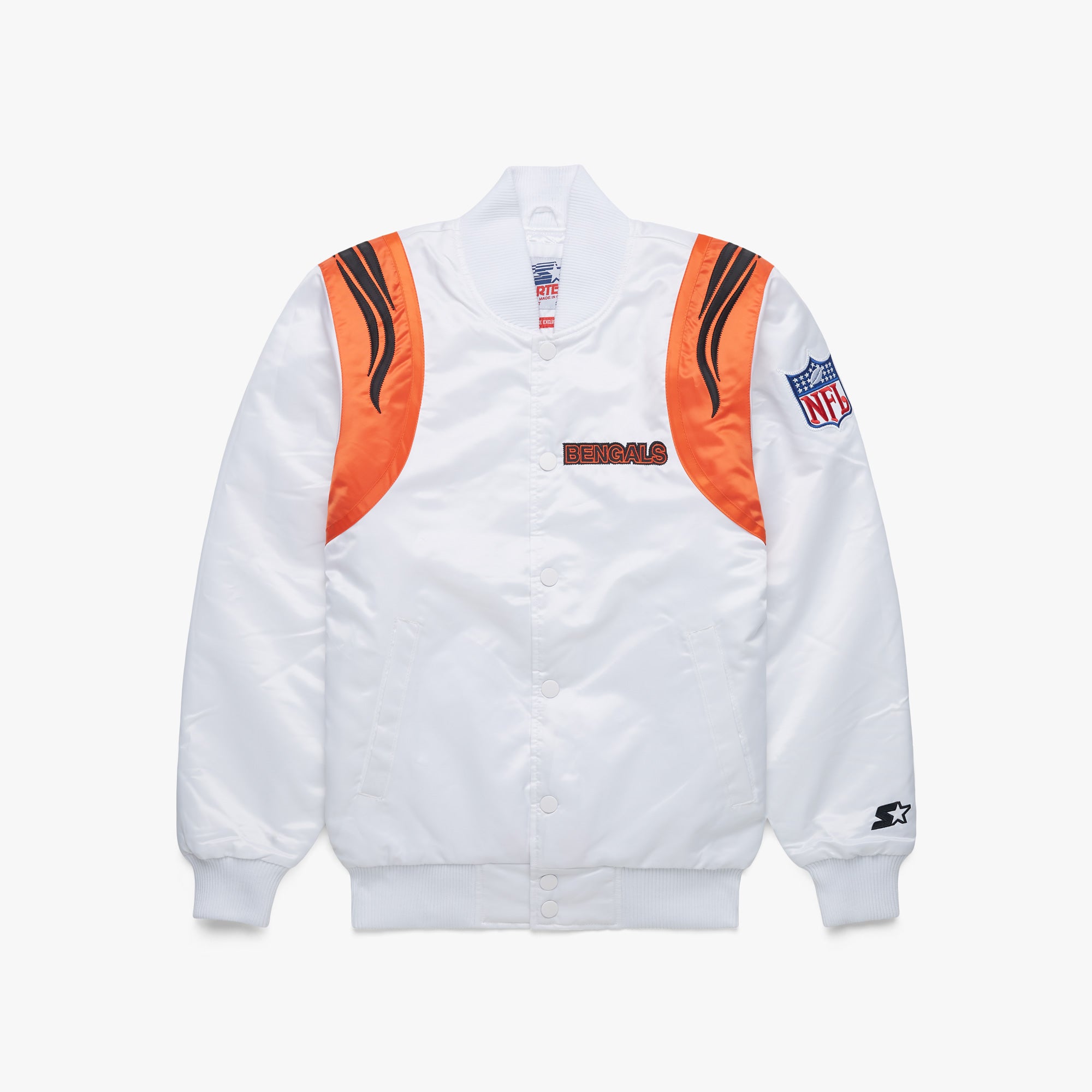 HOMAGE X Starter Bengals Satin Jacket Get Authentic For Sale