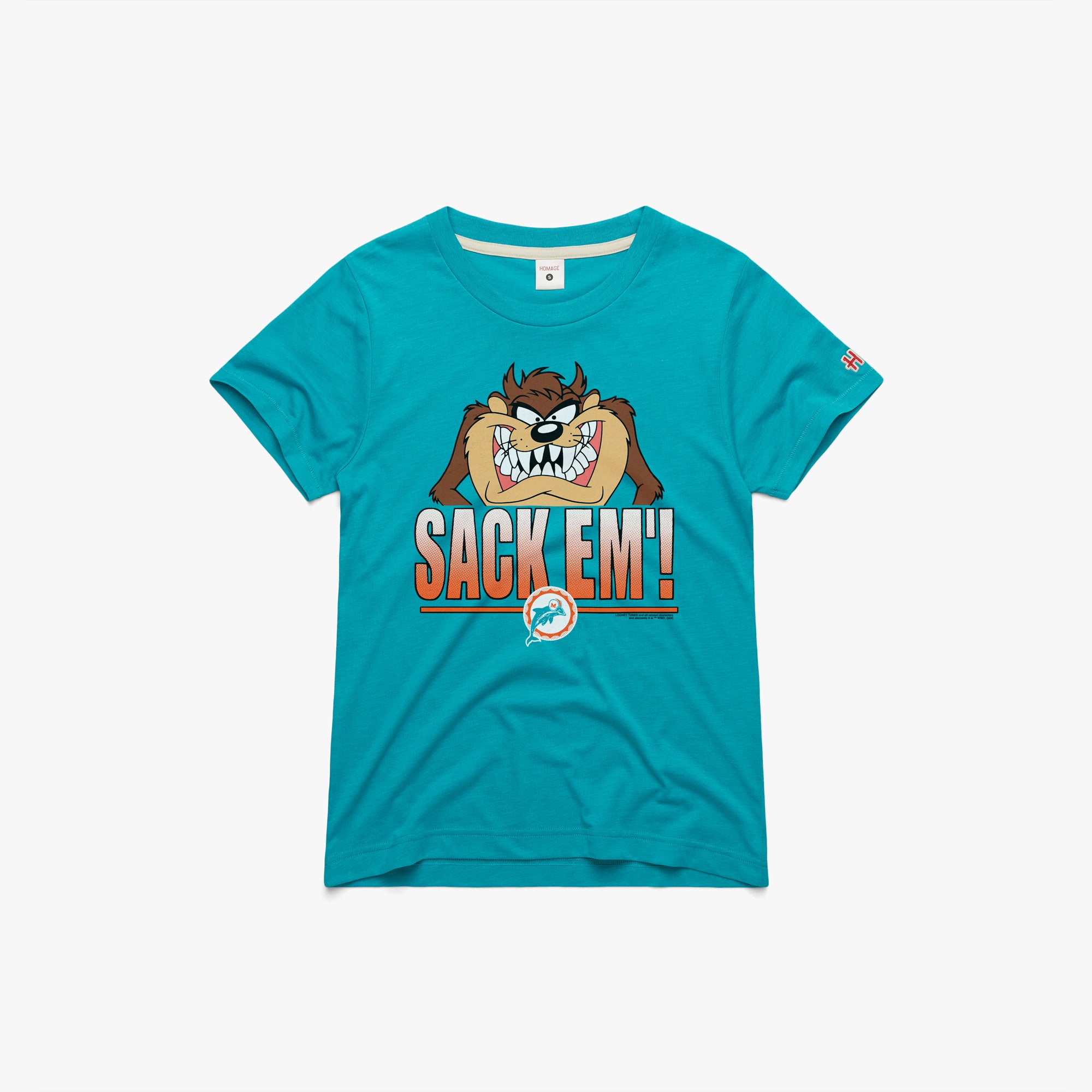 Women's Looney Tunes Taz Sack Em' x Miami Dolphins For Sale Online