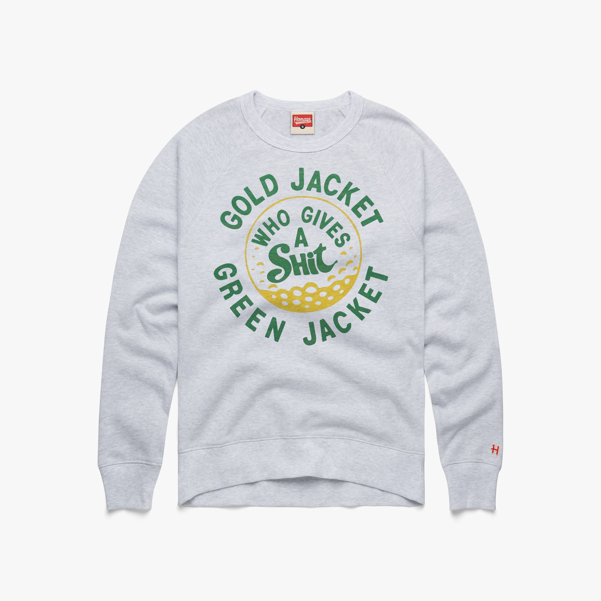 Gold Jacket Green Jacket Who Gives A Shit Crewneck Ebay Cheap Pice