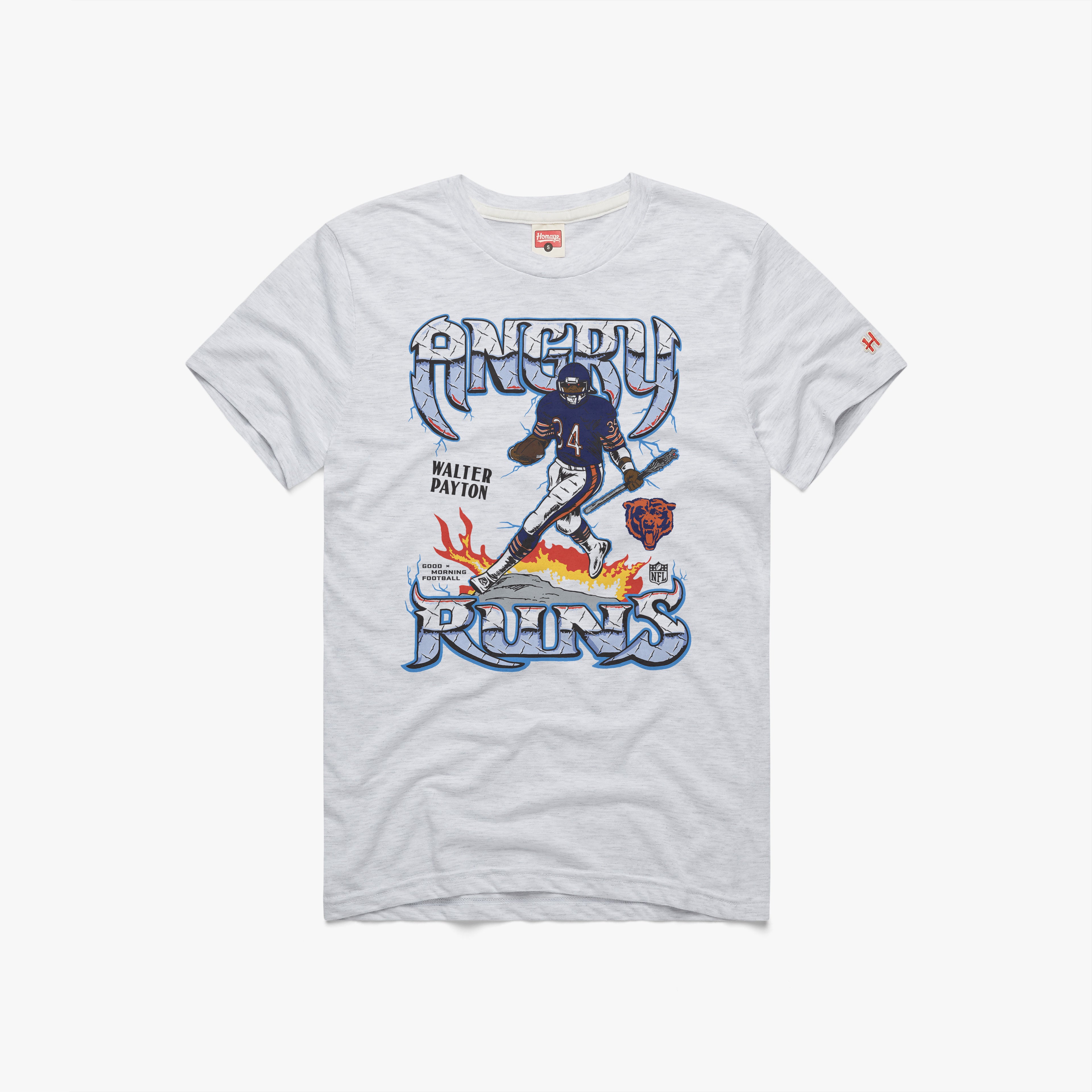 Angry Runs Bears Walter Payton Sale Low Shipping Fee