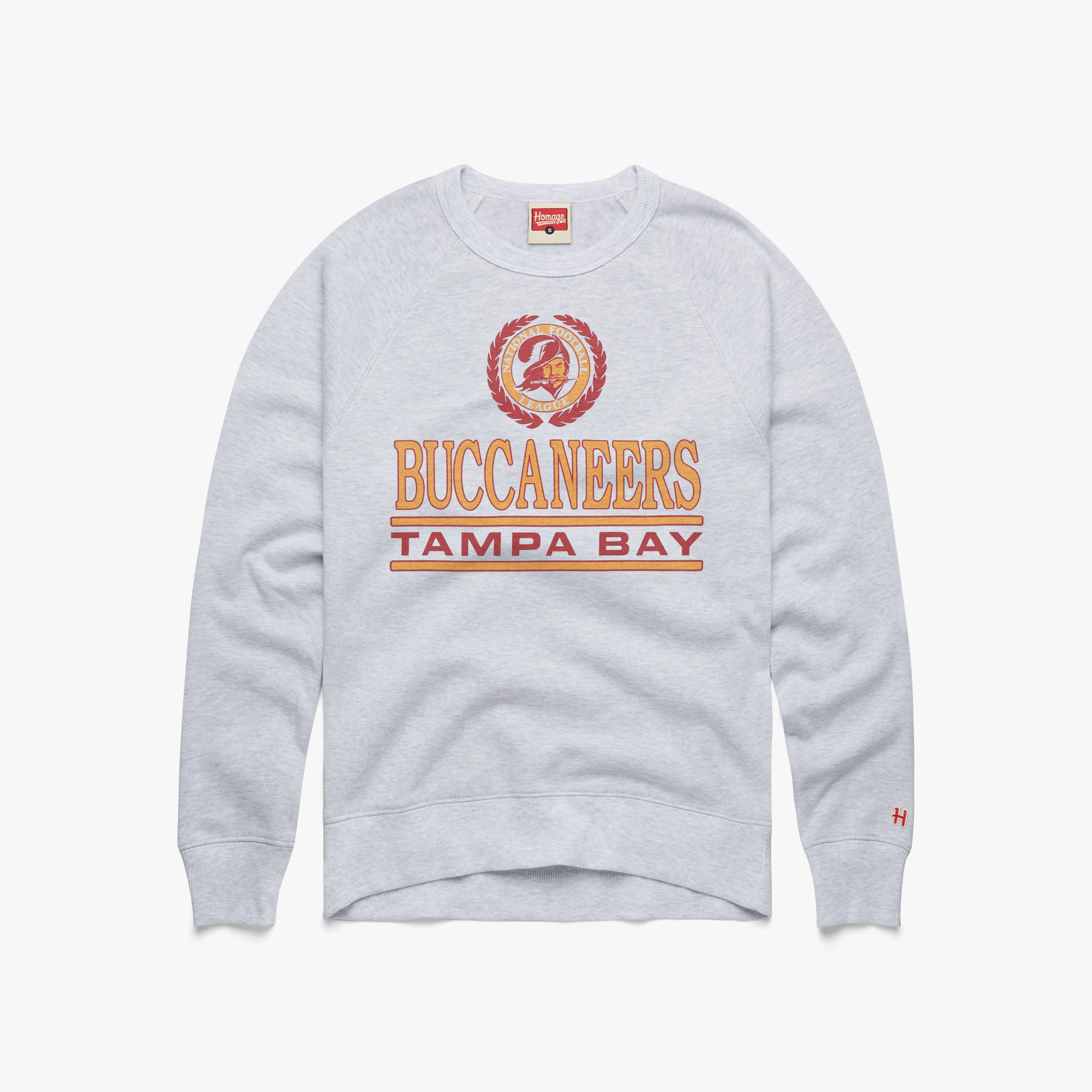 Tampa Bay Buccaneers Crest Crewneck Free Shipping Visit