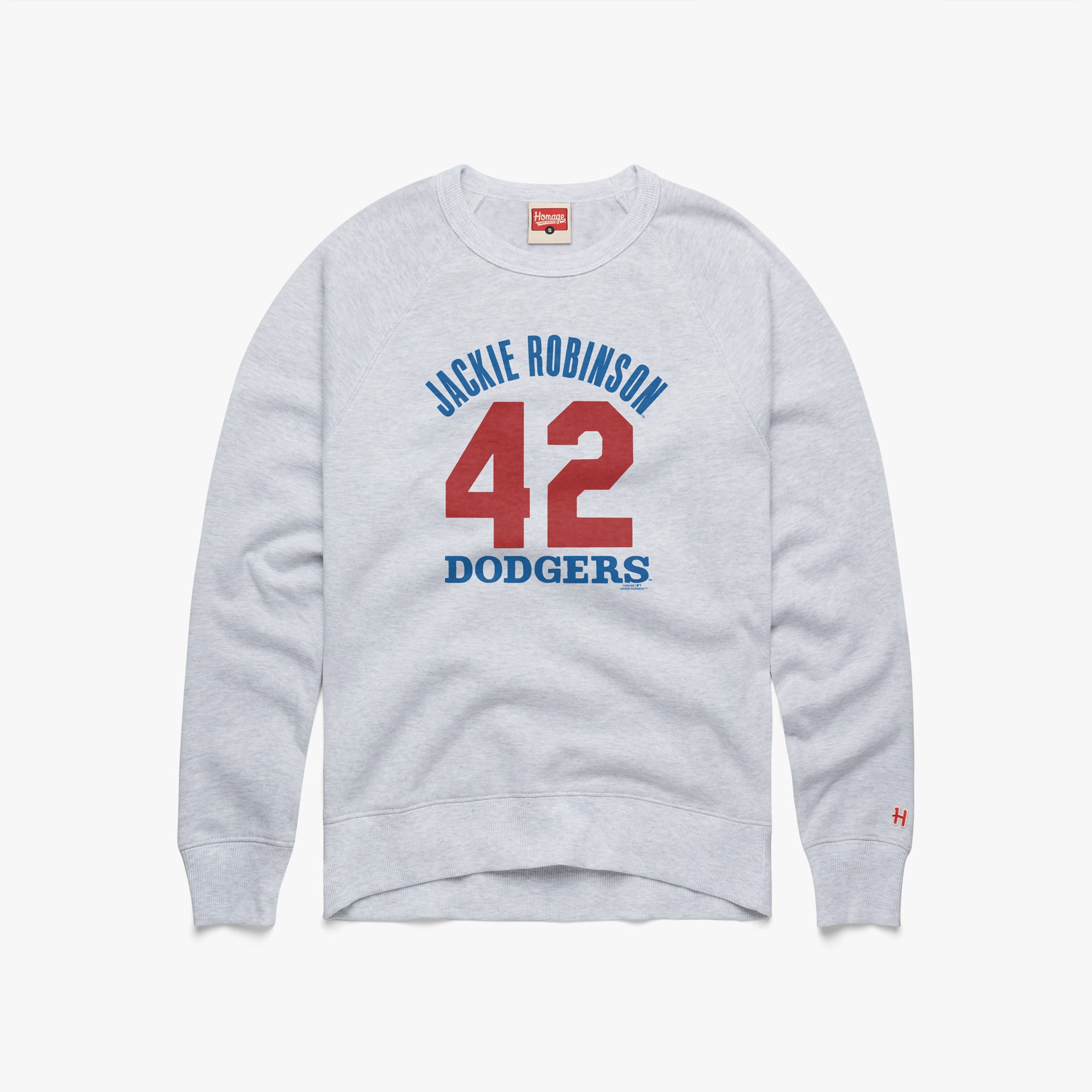 Dodgers Jackie Robinson 42 Crewneck Genuine Sale Online