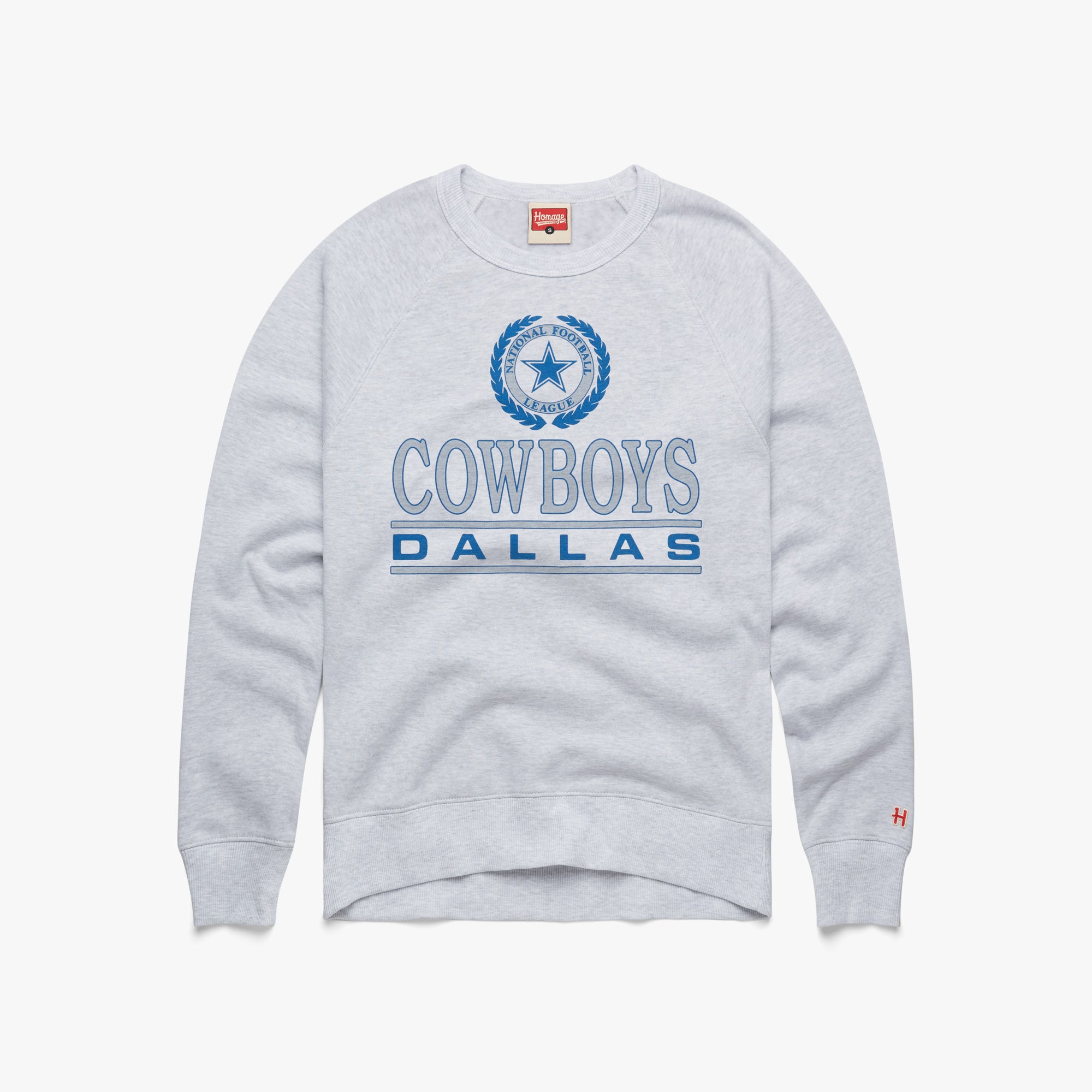 Dallas Cowboys Crest Crewneck Cheap Sale Cost