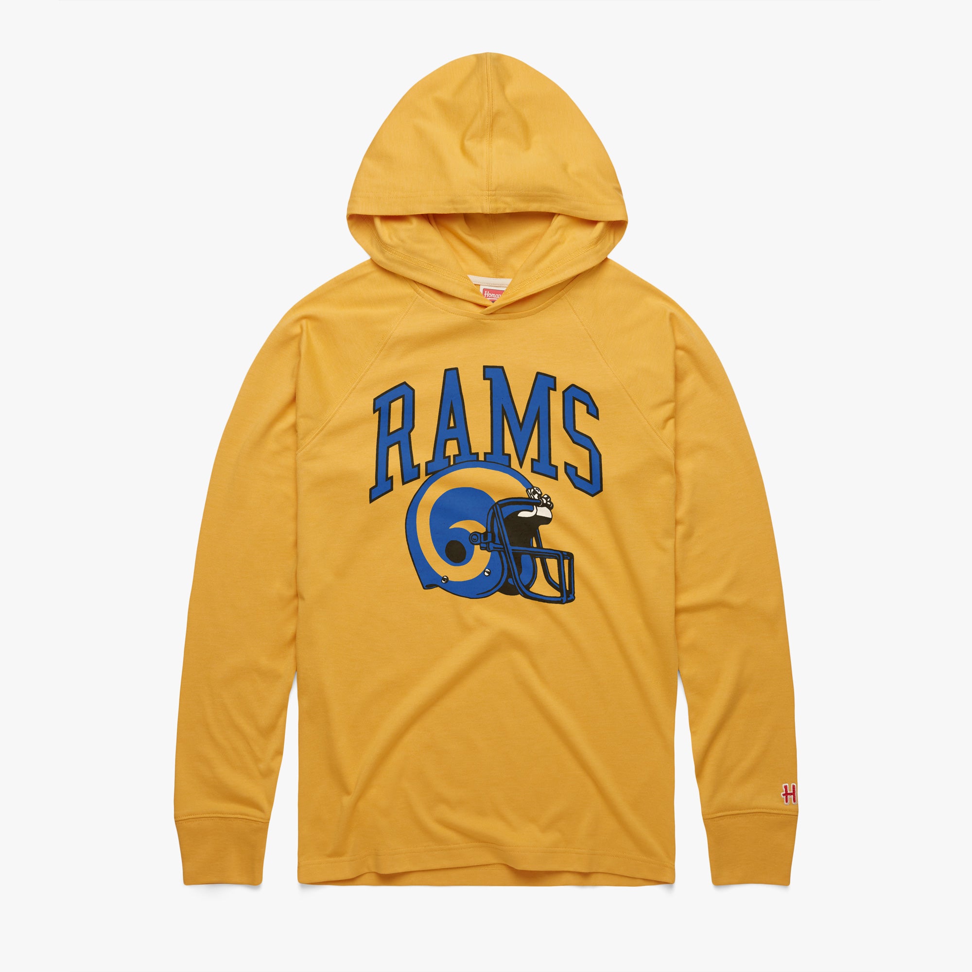 Los Angeles Rams Helmet Retro Lightweight Hoodie Manchester Cheap Pice