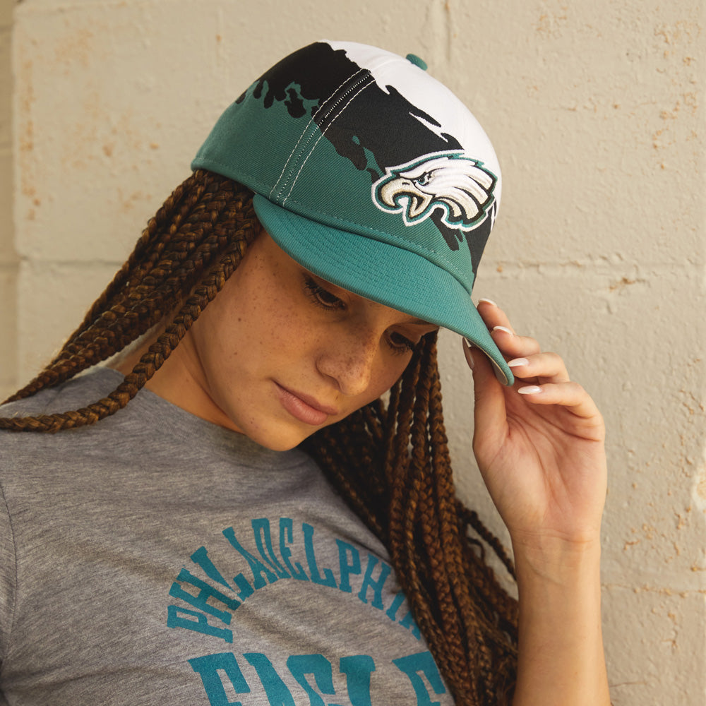 HOMAGE x New Era Philadelphia Eagles Retro 9FIFTY Color Splash Hat Discount Store