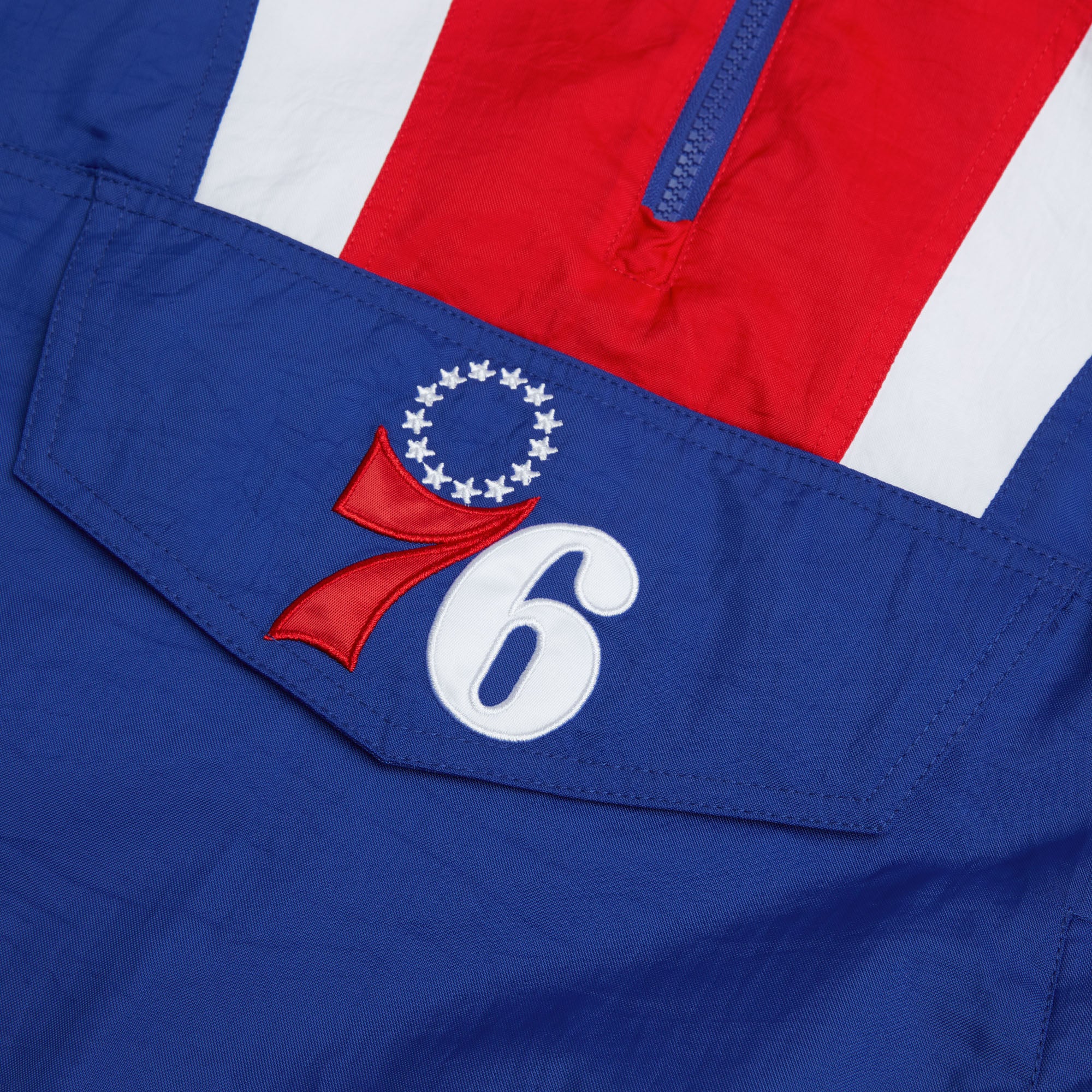 HOMAGE X Starter 76ers Pullover Jacket Discount Order