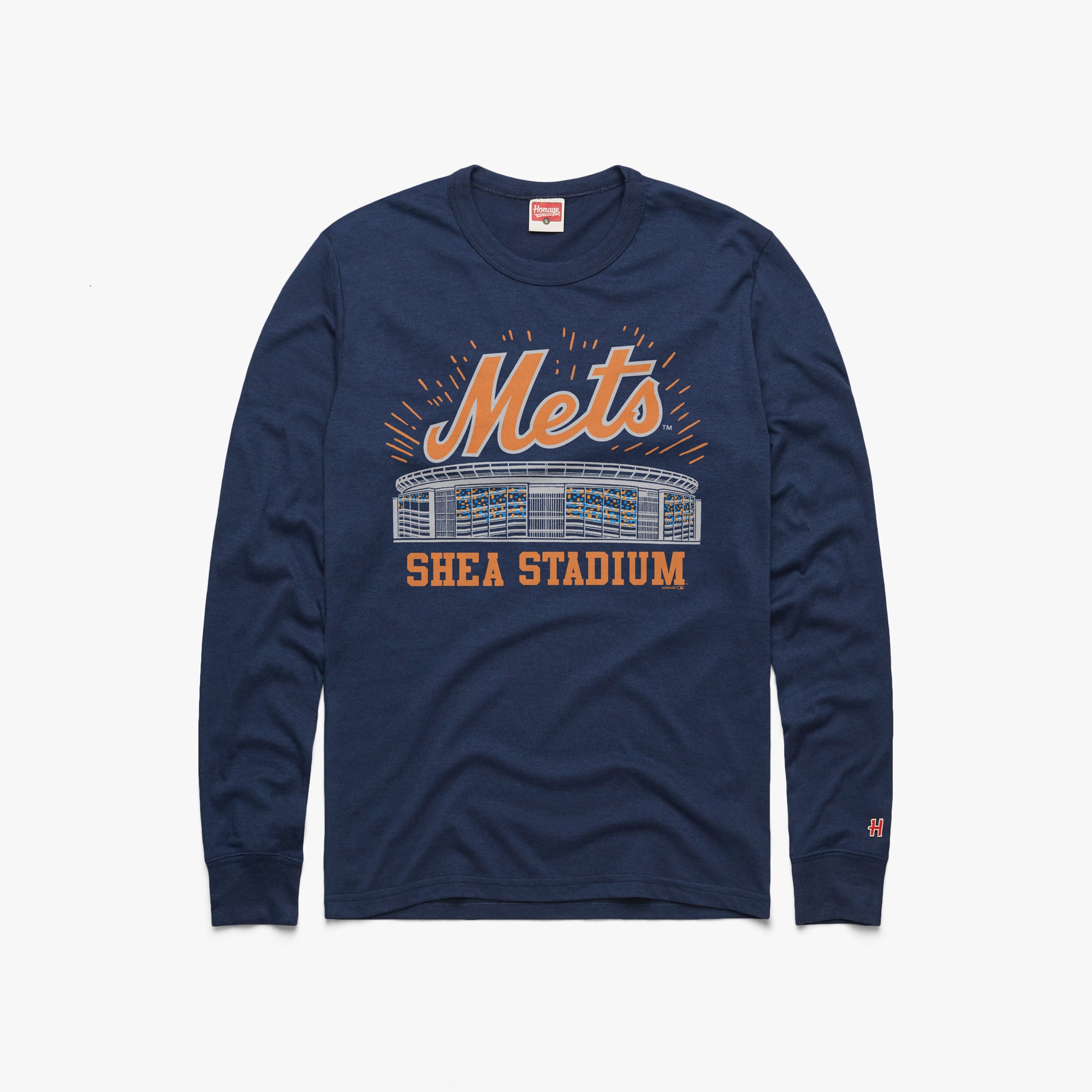 Shea Stadium Mets Long Sleeve Tee Cheap Sale From China