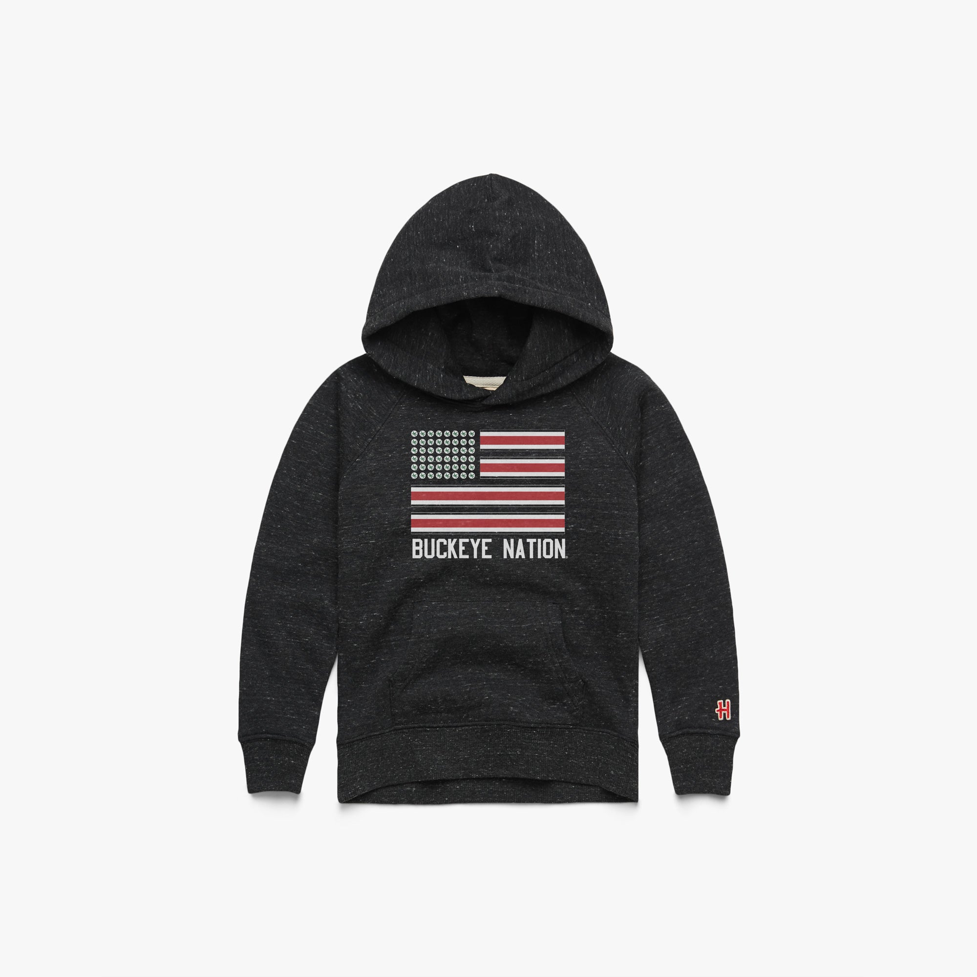 Youth Buckeye Nation Flag Hoodie Discount Inexpensive