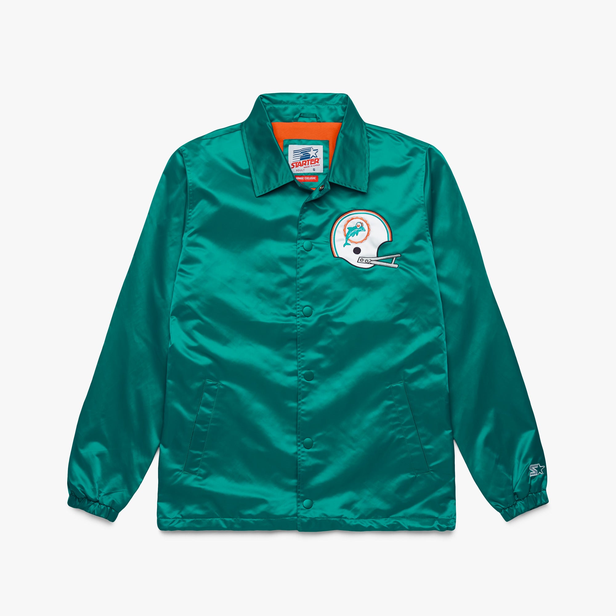 HOMAGE X Starter Dolphins Coach's Jacket Clearance Get Authentic