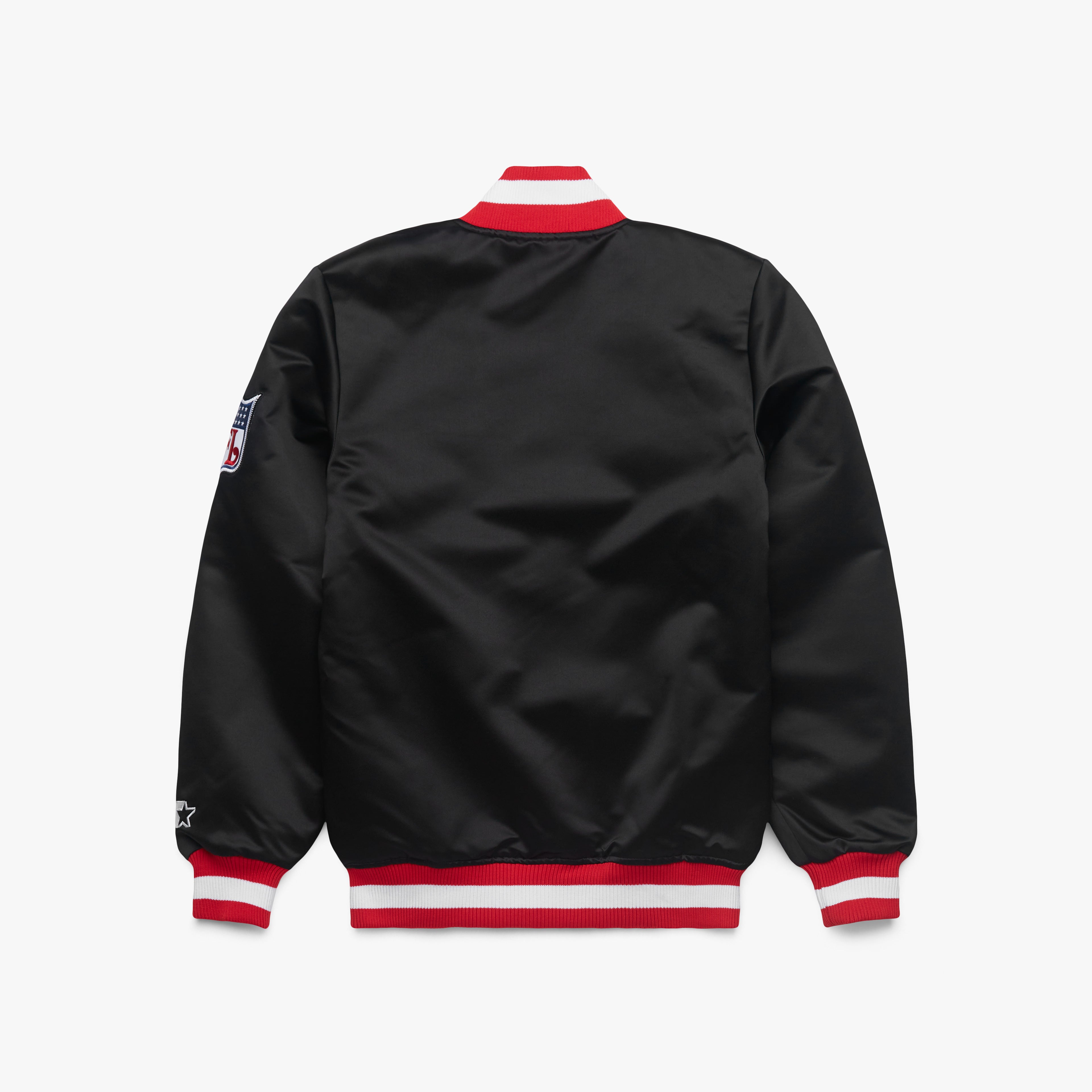 HOMAGE x Starter 49ers Blackout Heavyweight Satin Jacket Sale Ebay