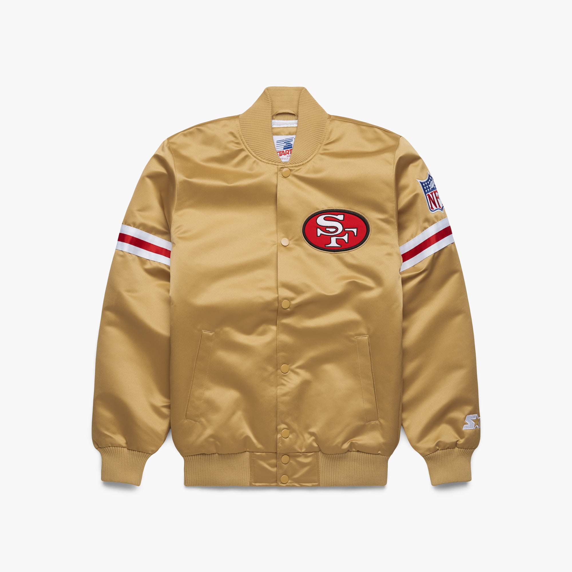 HOMAGE X Starter 49ers Heavyweight Satin Jacket Cheap Original