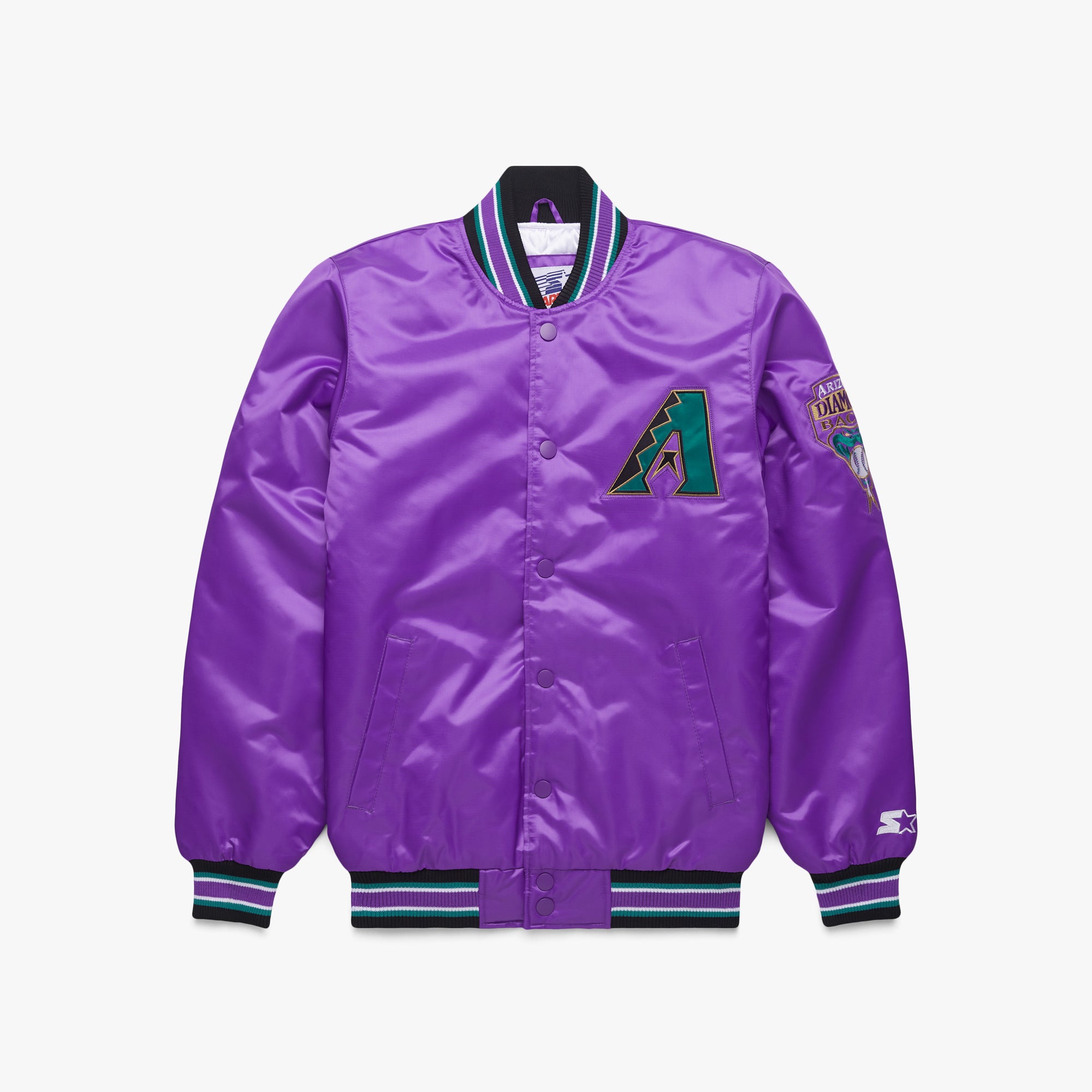 HOMAGE X Starter Diamondbacks Satin Jacket Free Shipping Largest Supplier