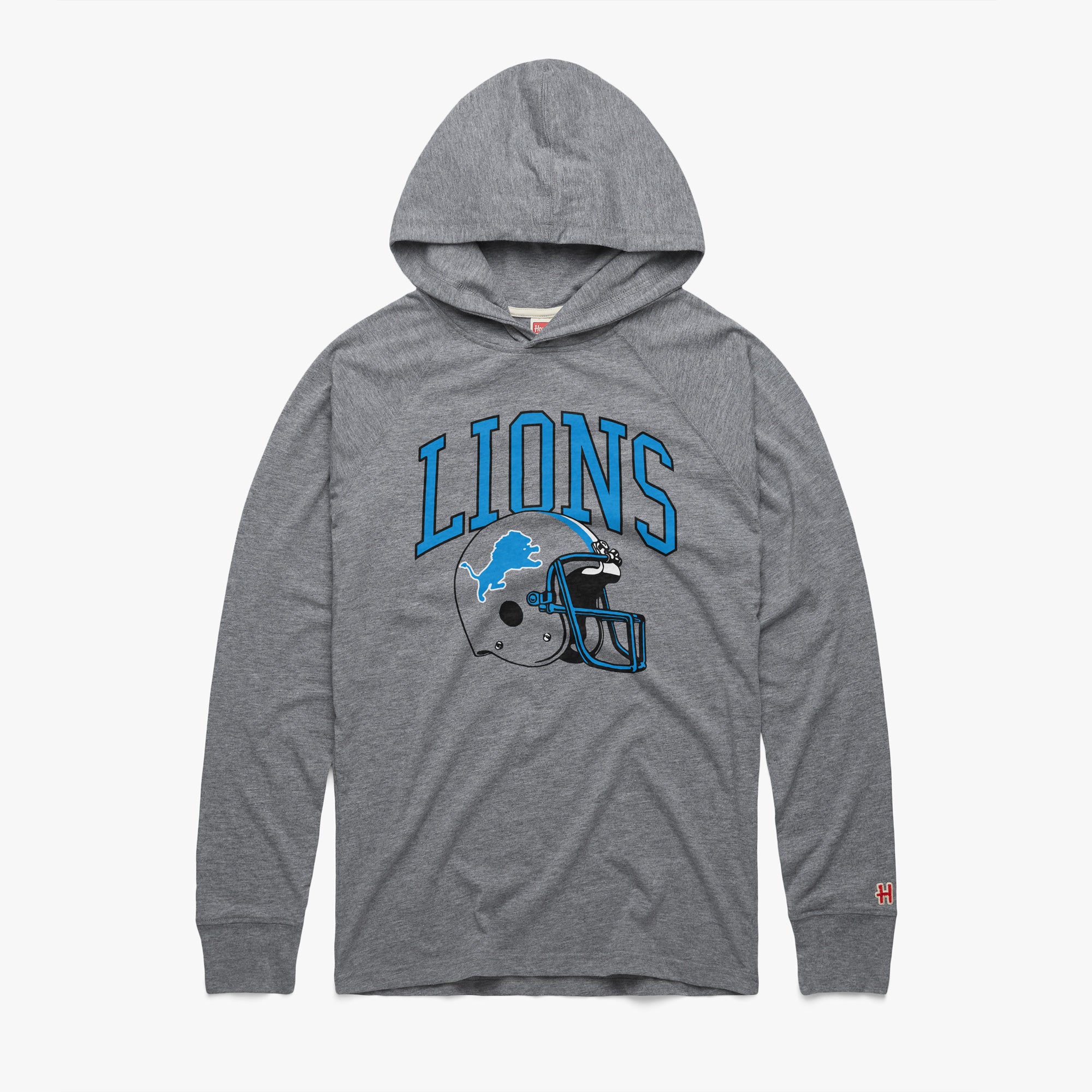 Detroit Lions Helmet Retro Lightweight Hoodie Sale Low Shipping Fee