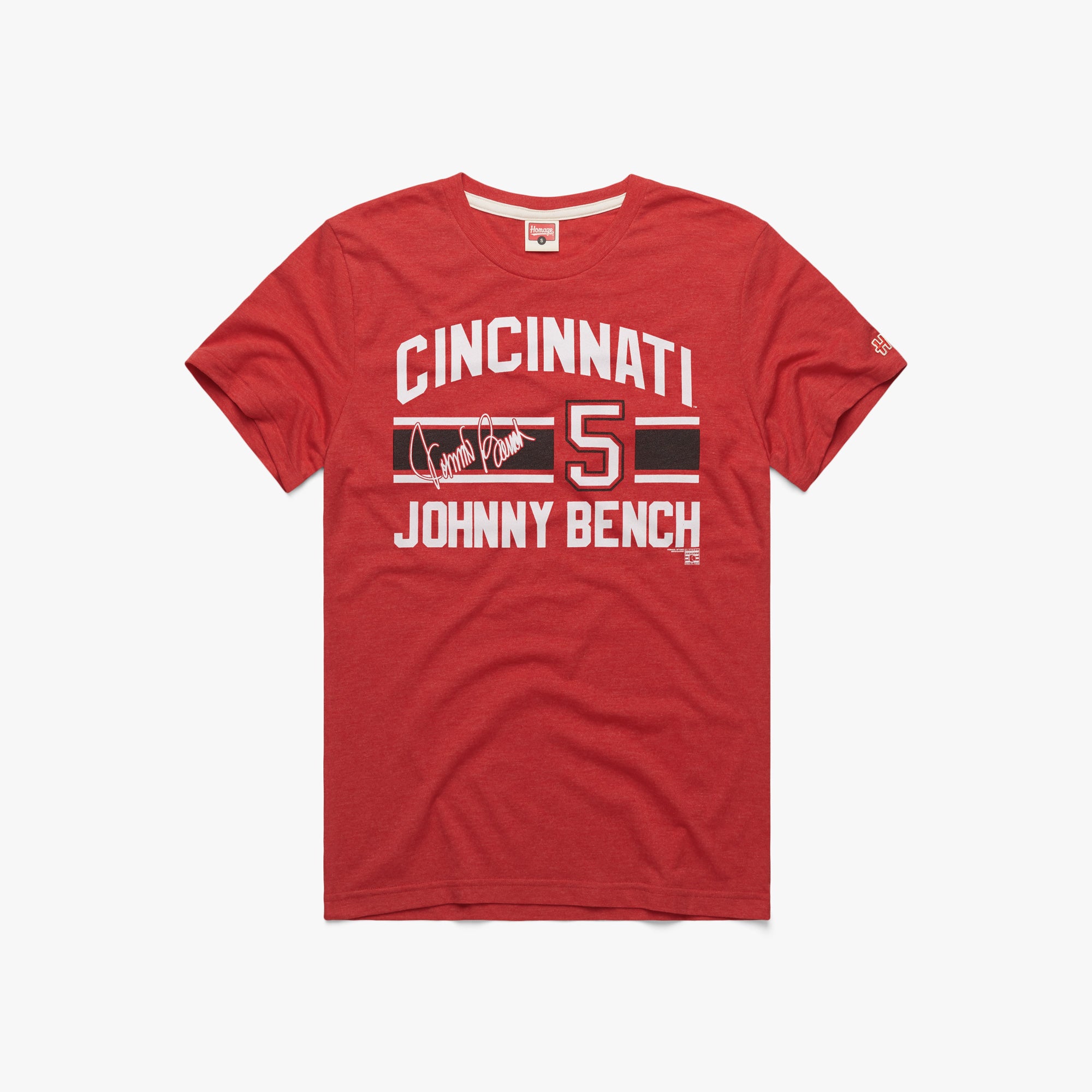 Reds Johnny Bench Signature Jersey Clearance Supply