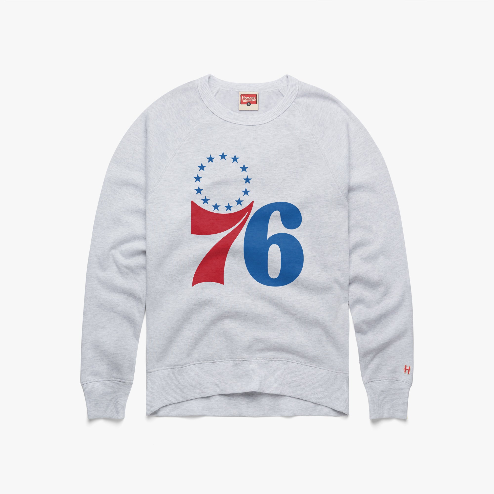 Philadelphia 76ers Logo Crewneck 100% Original Sale Online