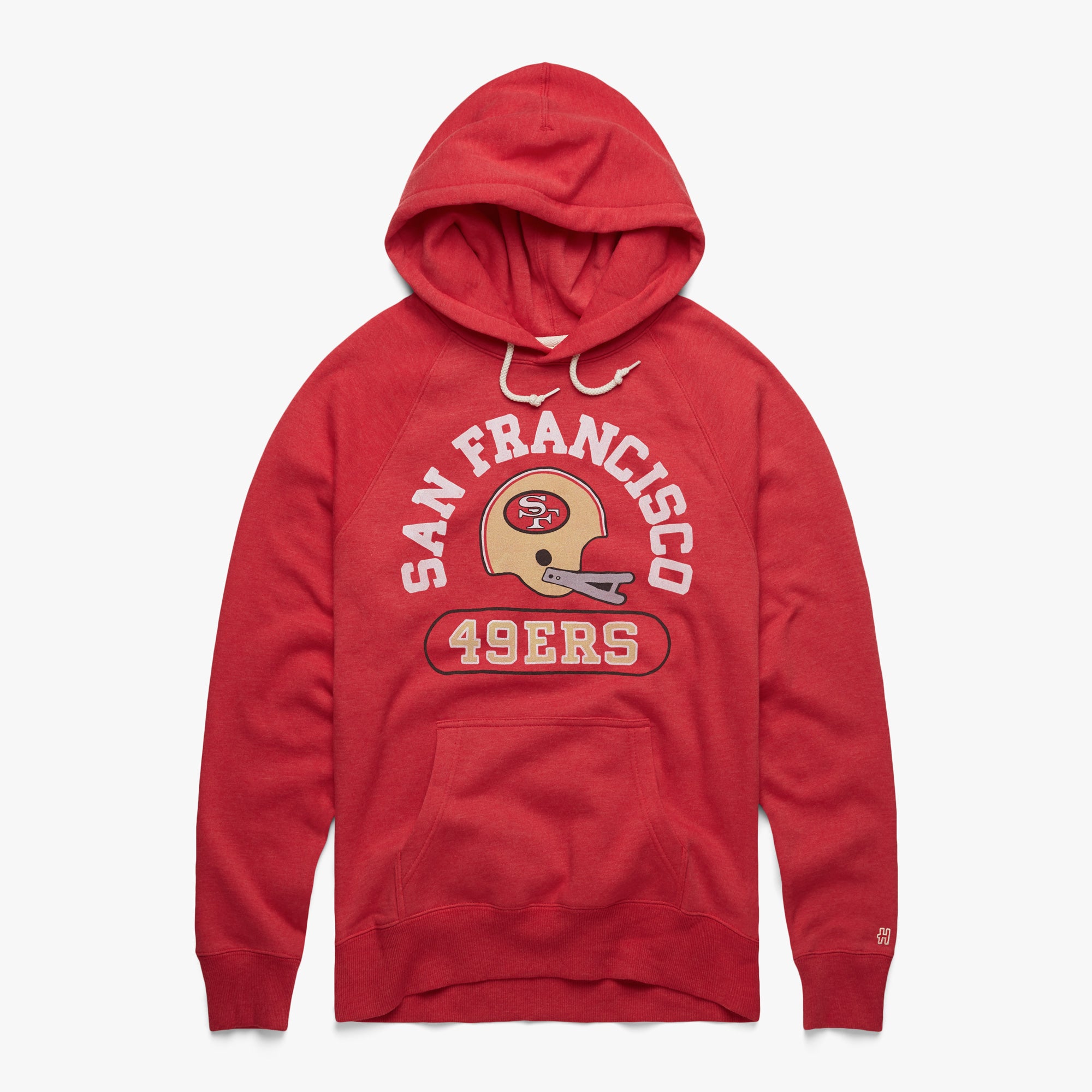 San Francisco 49ers Throwback Helmet Hoodie Best Sale Cheap Online