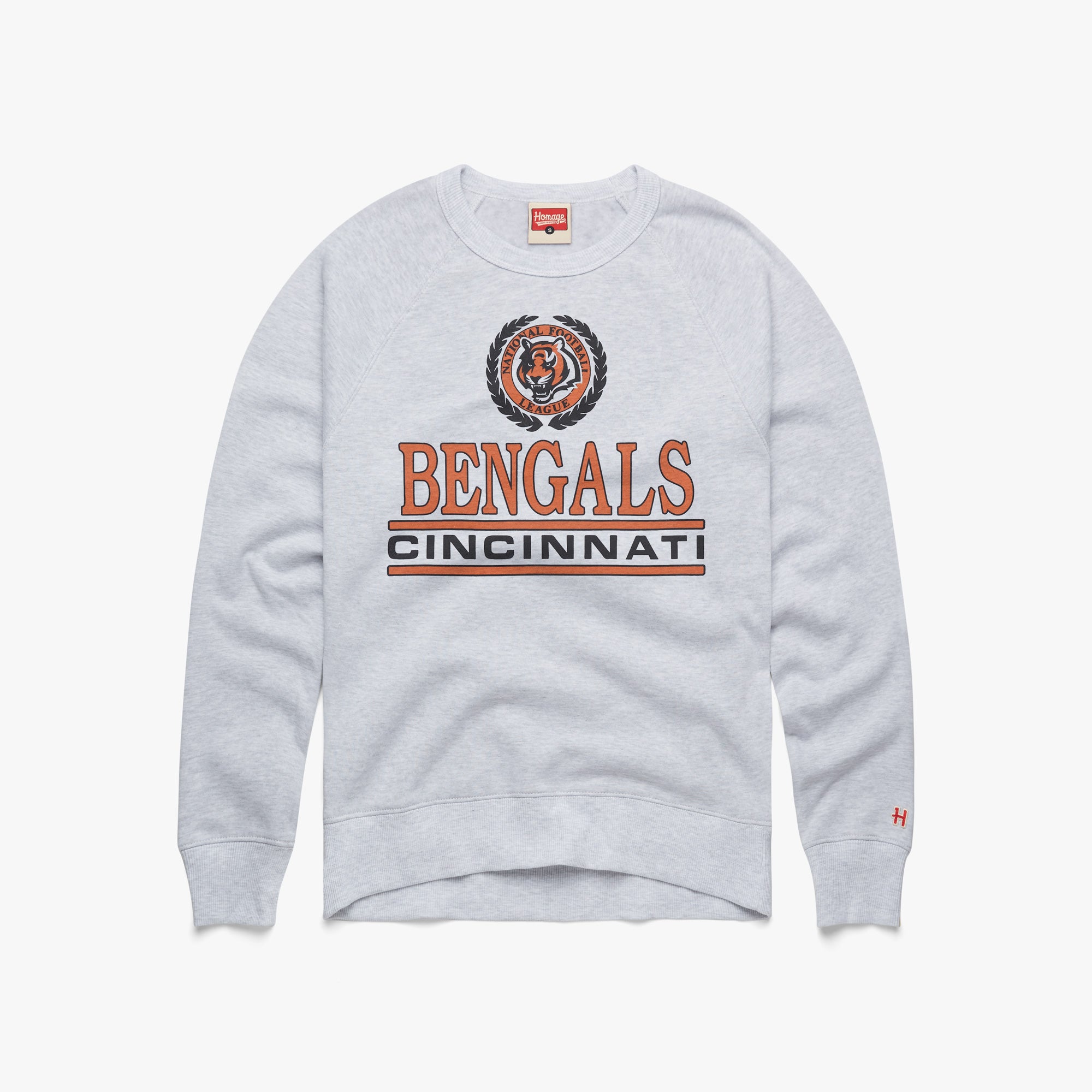 Cincinnati Bengals Crest Crewneck Online Online Original