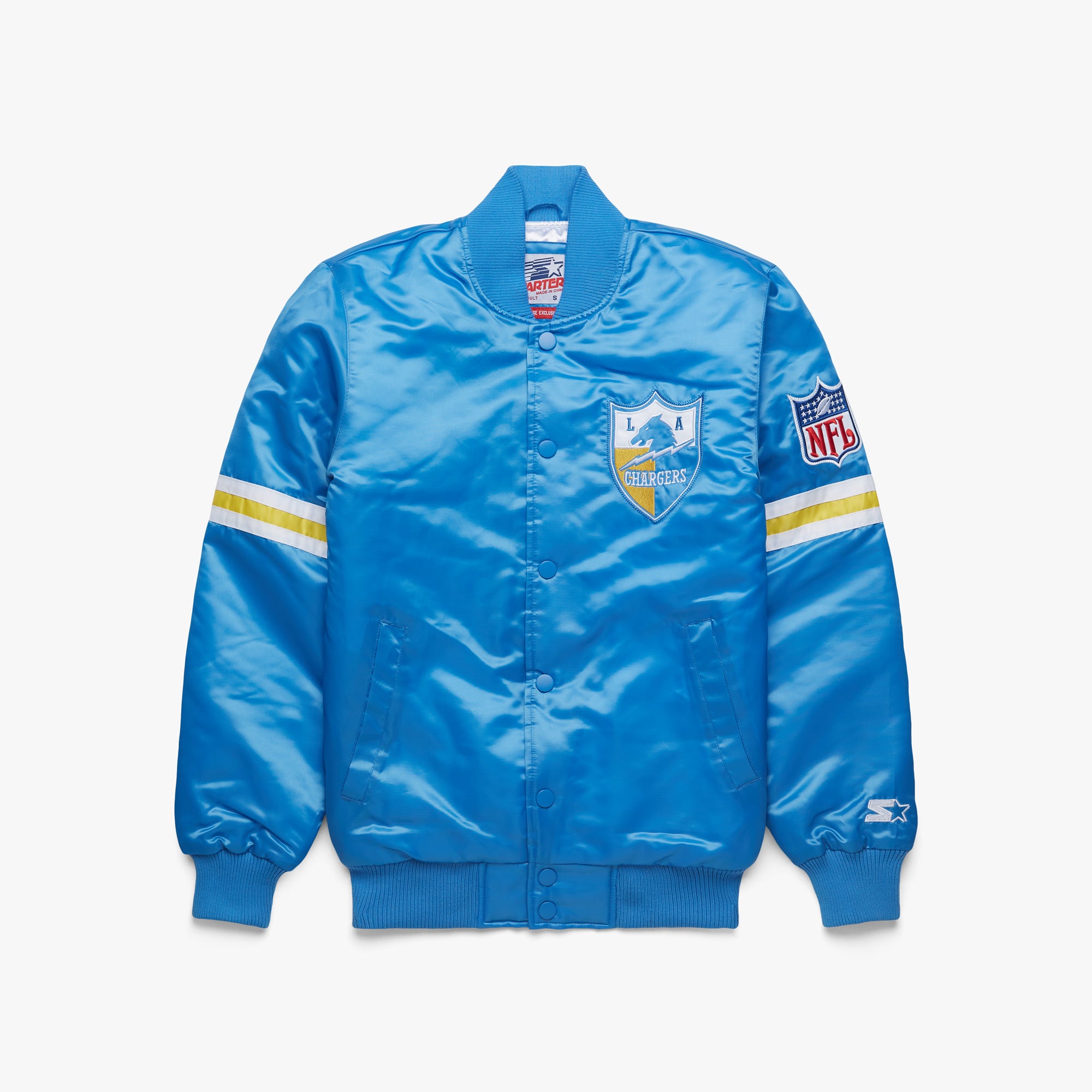 HOMAGE X Starter Chargers Satin Jacket Discount Countdown Package