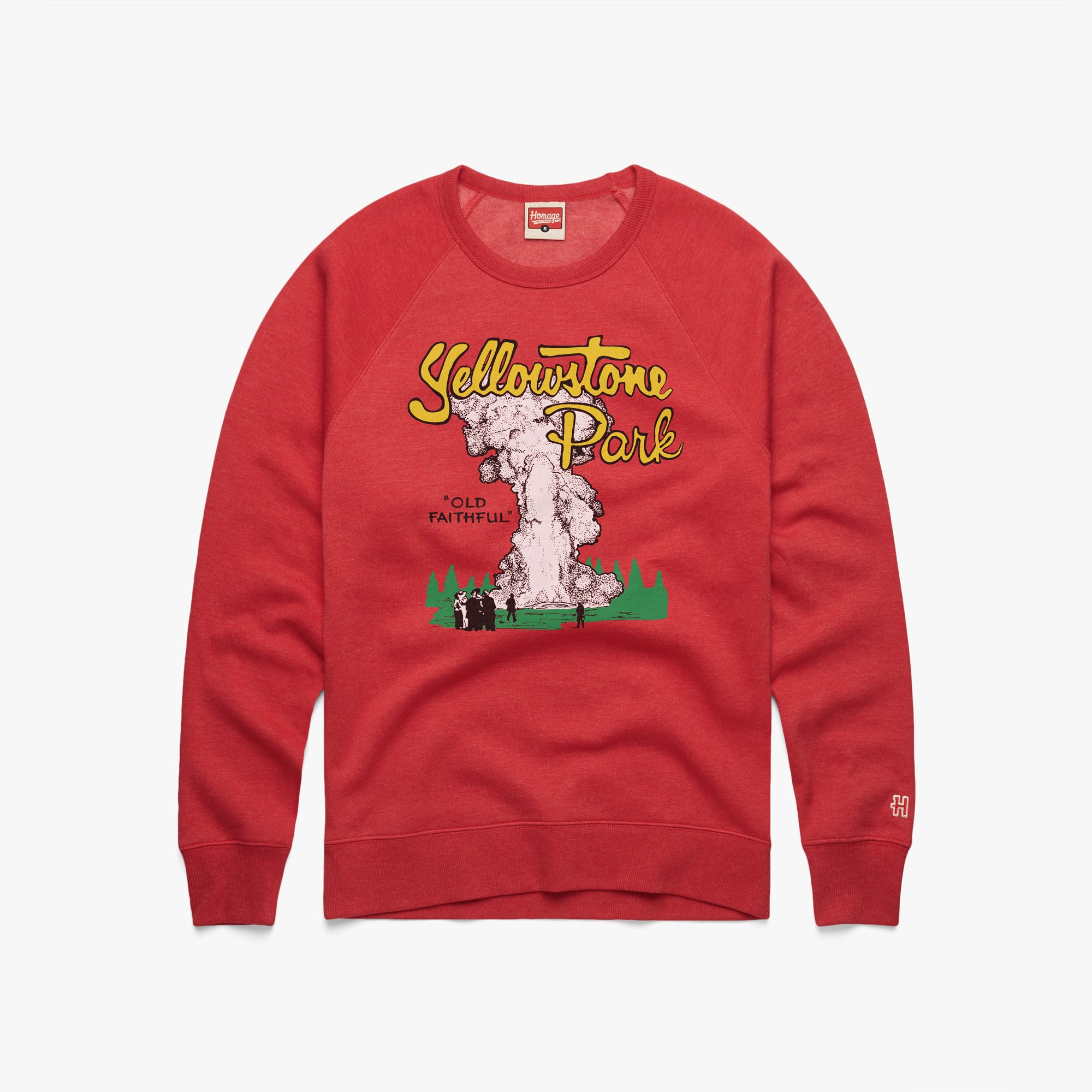 Yellowstone National Park Crewneck Cheap Sale Geniue Stockist