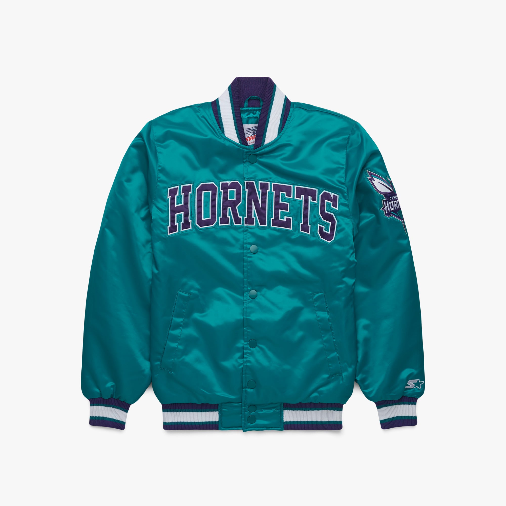 HOMAGE x Starter Hornets Satin Jacket Pictures For Sale