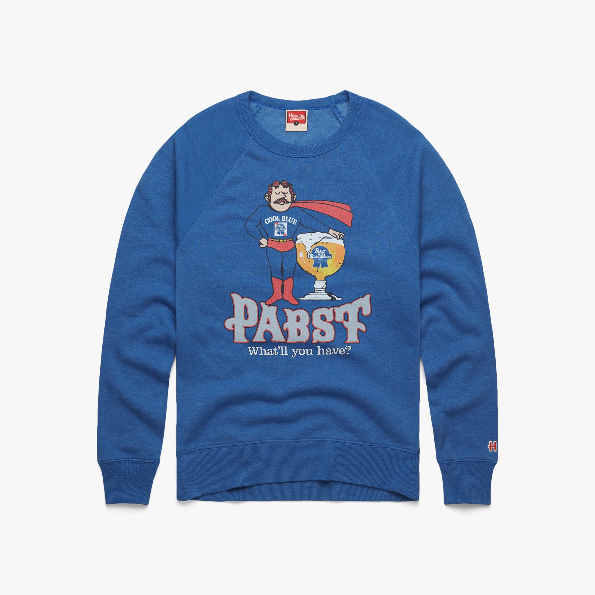 Pabst Cool Blue Crewneck Buy Cheap Low Shipping