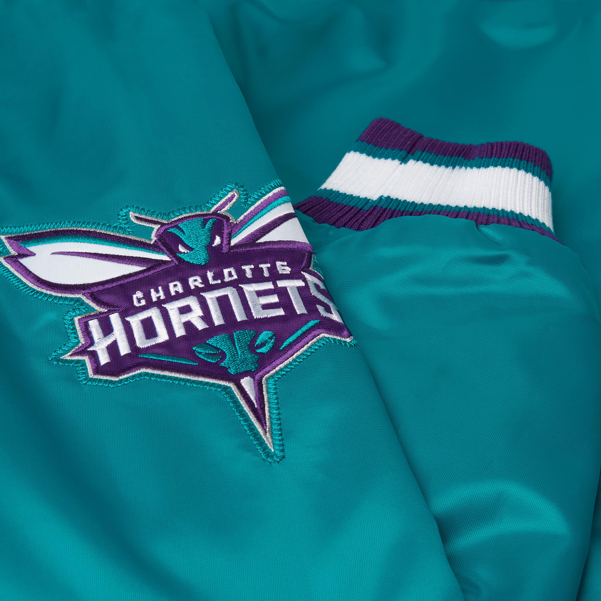 HOMAGE x Starter Hornets Satin Jacket Pictures For Sale