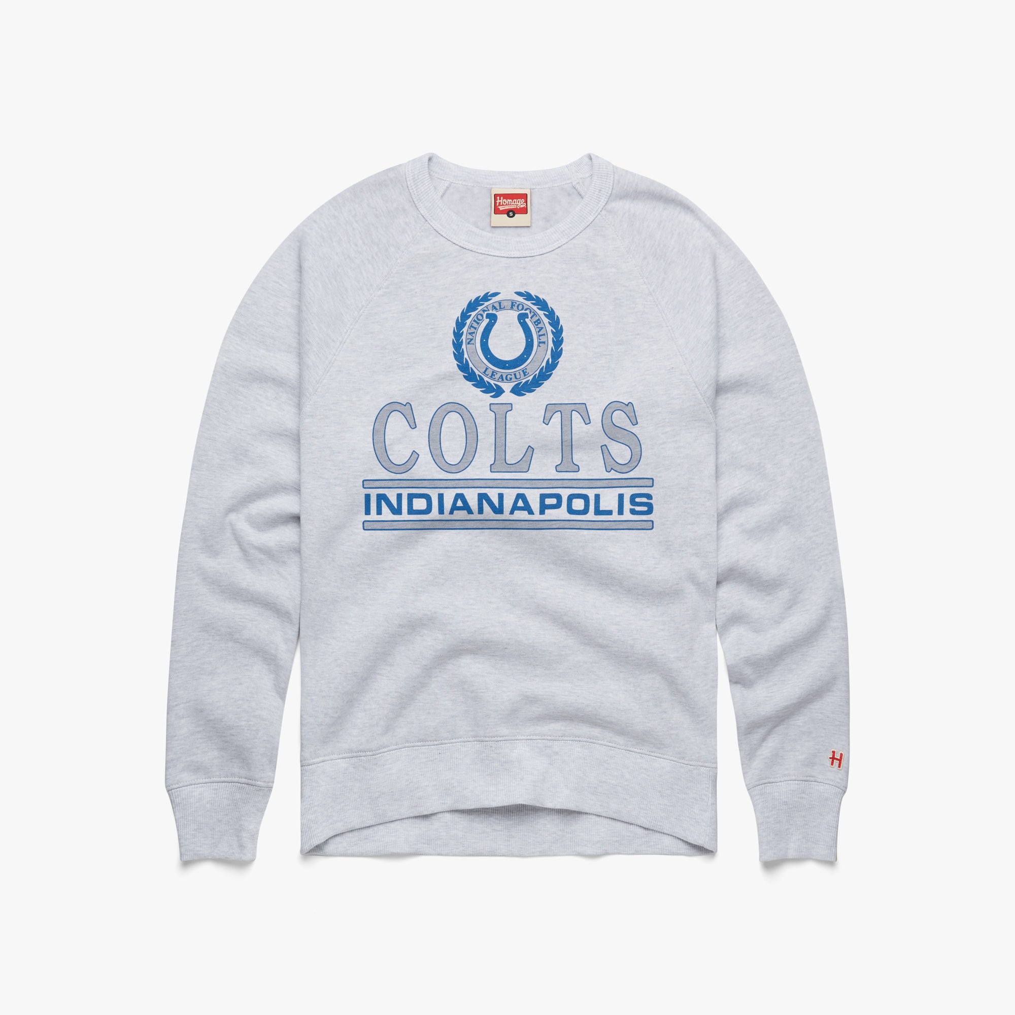 Indianapolis Colts Crest Crewneck For Sale Free Shipping