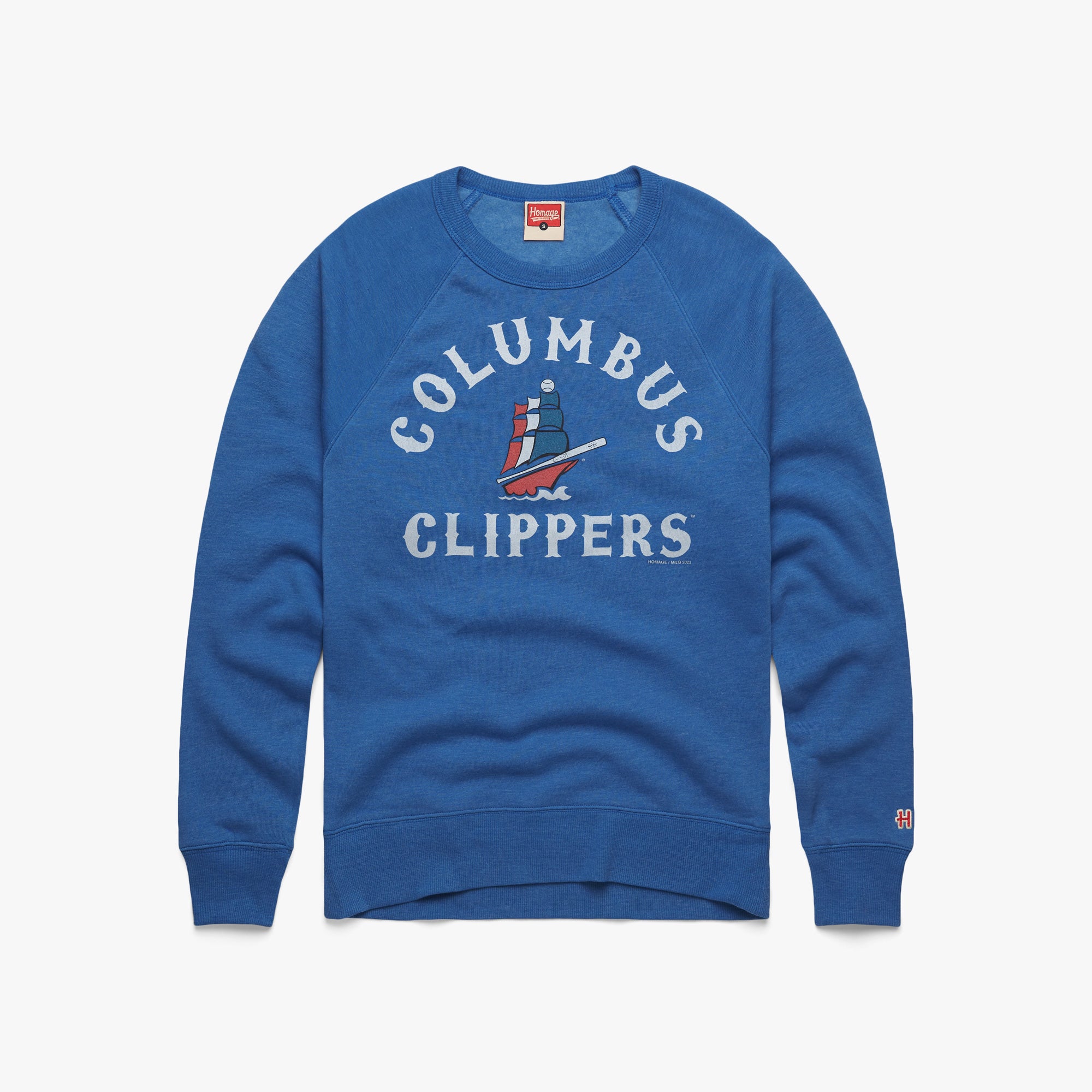 Columbus Clippers Ship Crewneck 100% Original Online