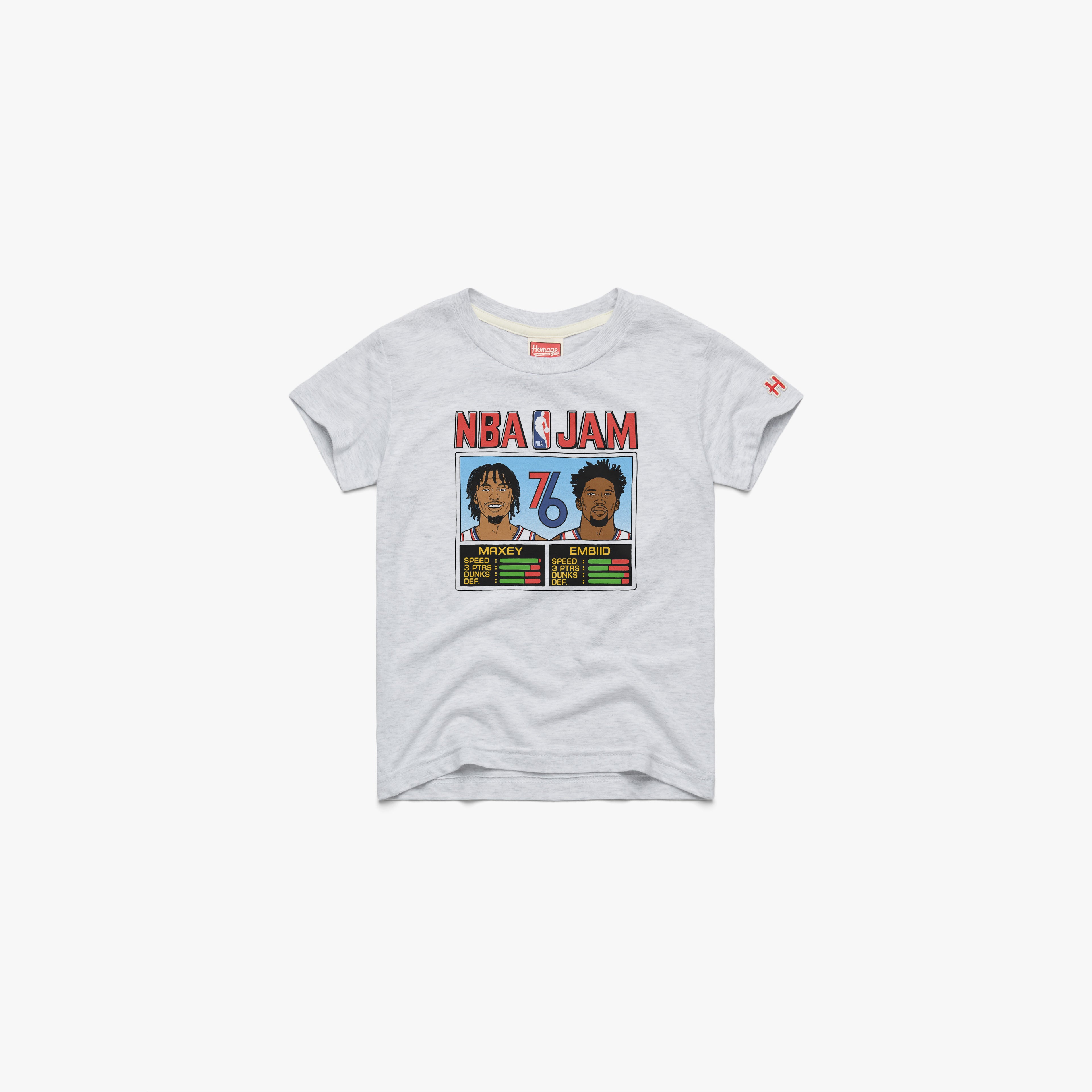 Youth NBA Jam 76ers City Maxey And Embiid Clearance Hot Sale